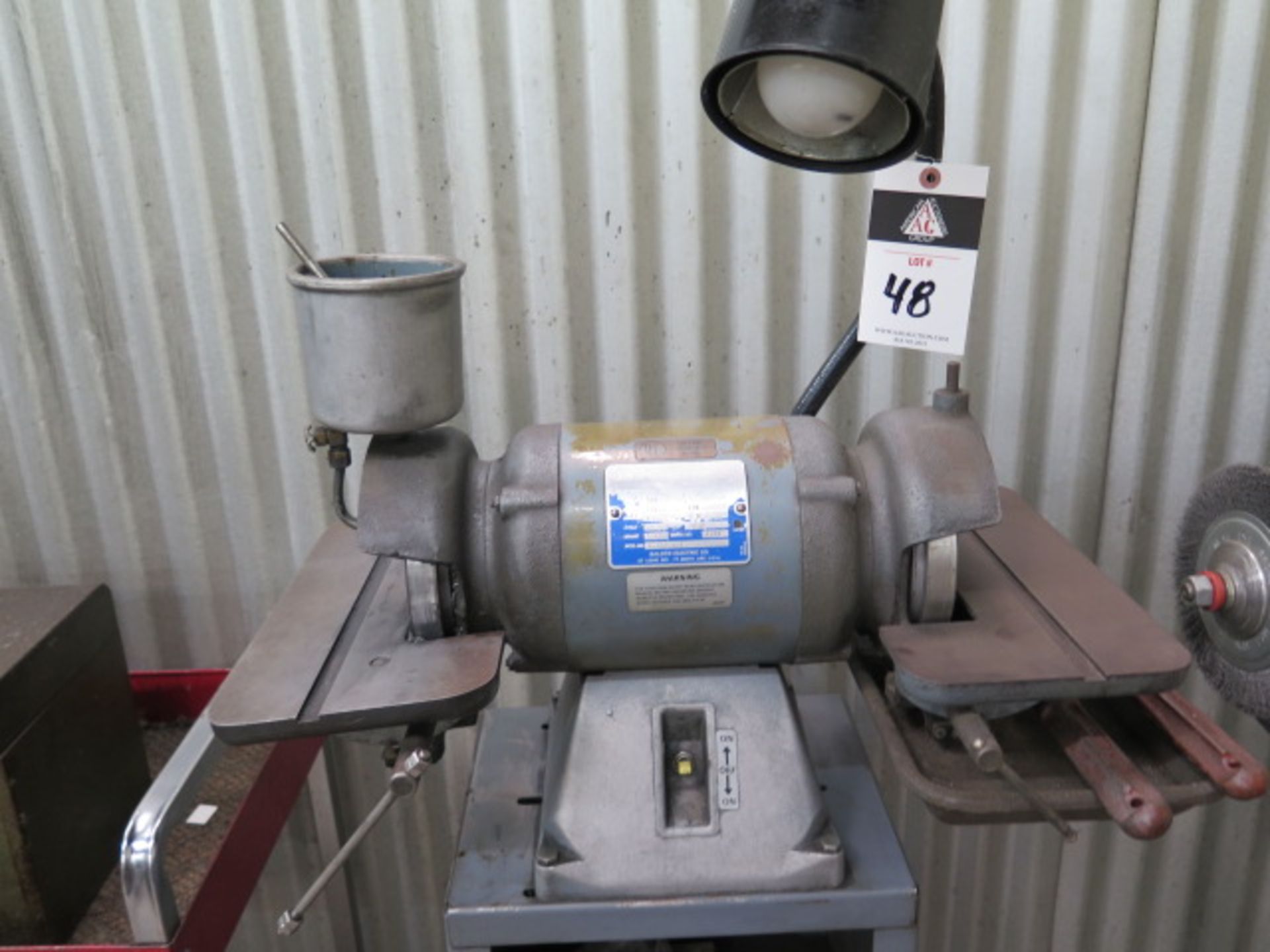 Baldor Pedestal Carbide Tool Grinder (SOLD AS-IS - NO WARRANTY) - Image 2 of 5