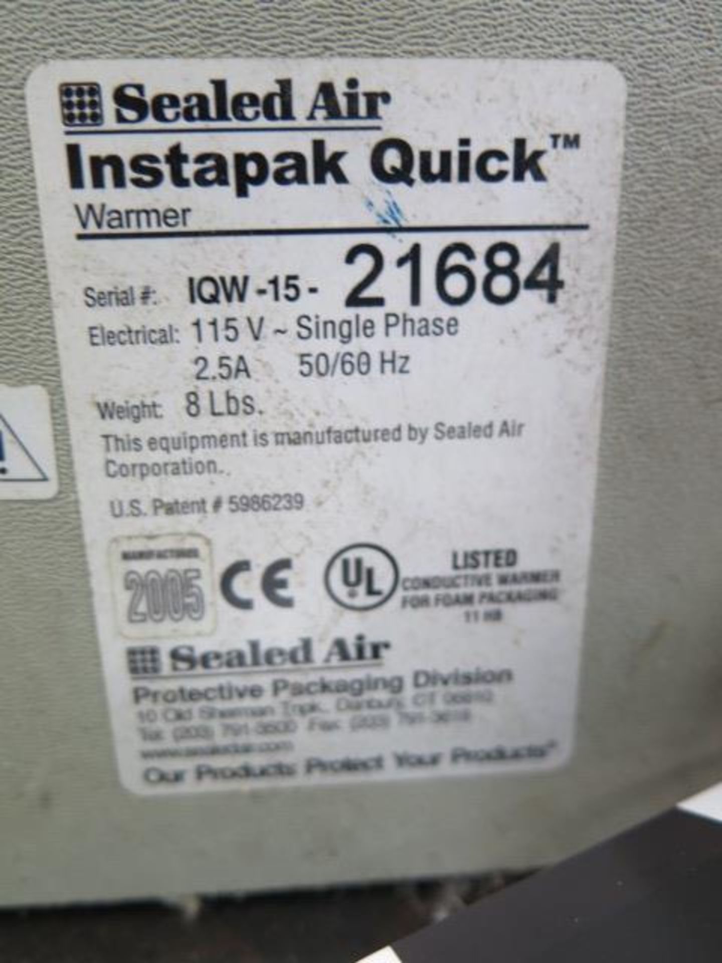 Sealed Air "Instapak Quick" Foam Packaging System (SOLD AS-IS - NO WARRANTY) - Image 9 of 9