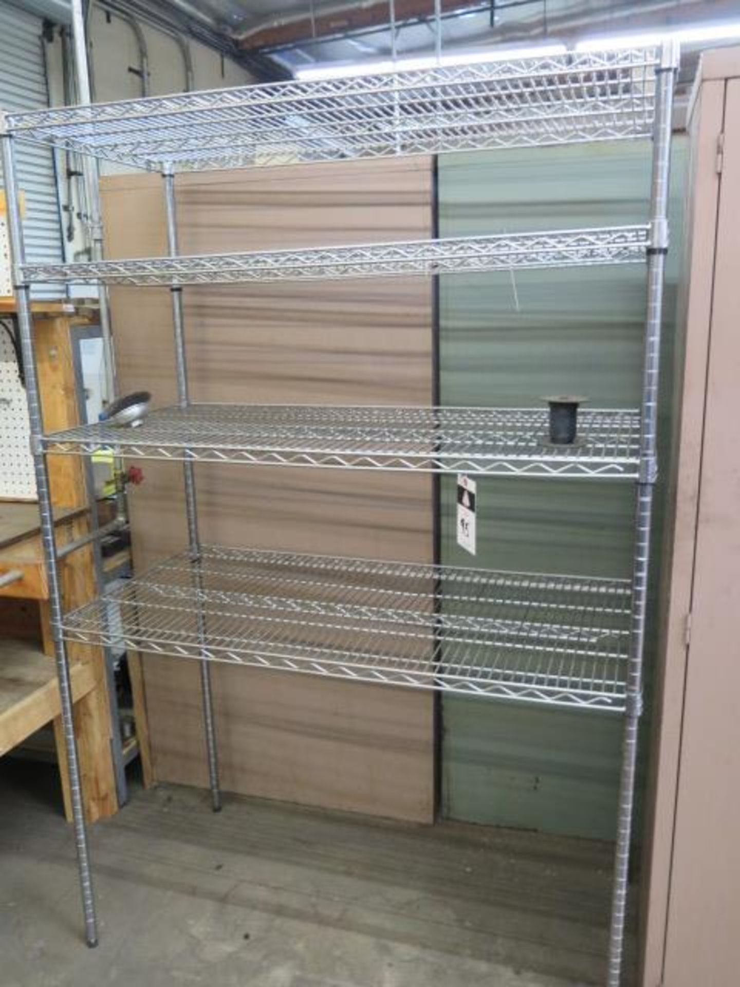 Wire Frame Shelf and Storage Cabinet (SOLD AS-IS - NO WARRANTY) - Image 2 of 4