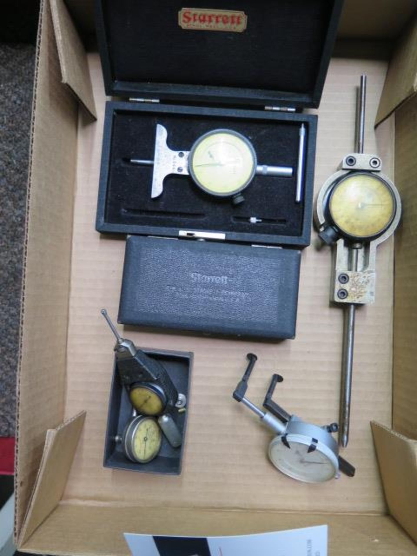 Starrett Dial Depth Gage, Starrett 0-1" Anvil Mic and Misc Indicators (SOLD AS-IS - NO WARRANTY) - Image 2 of 4