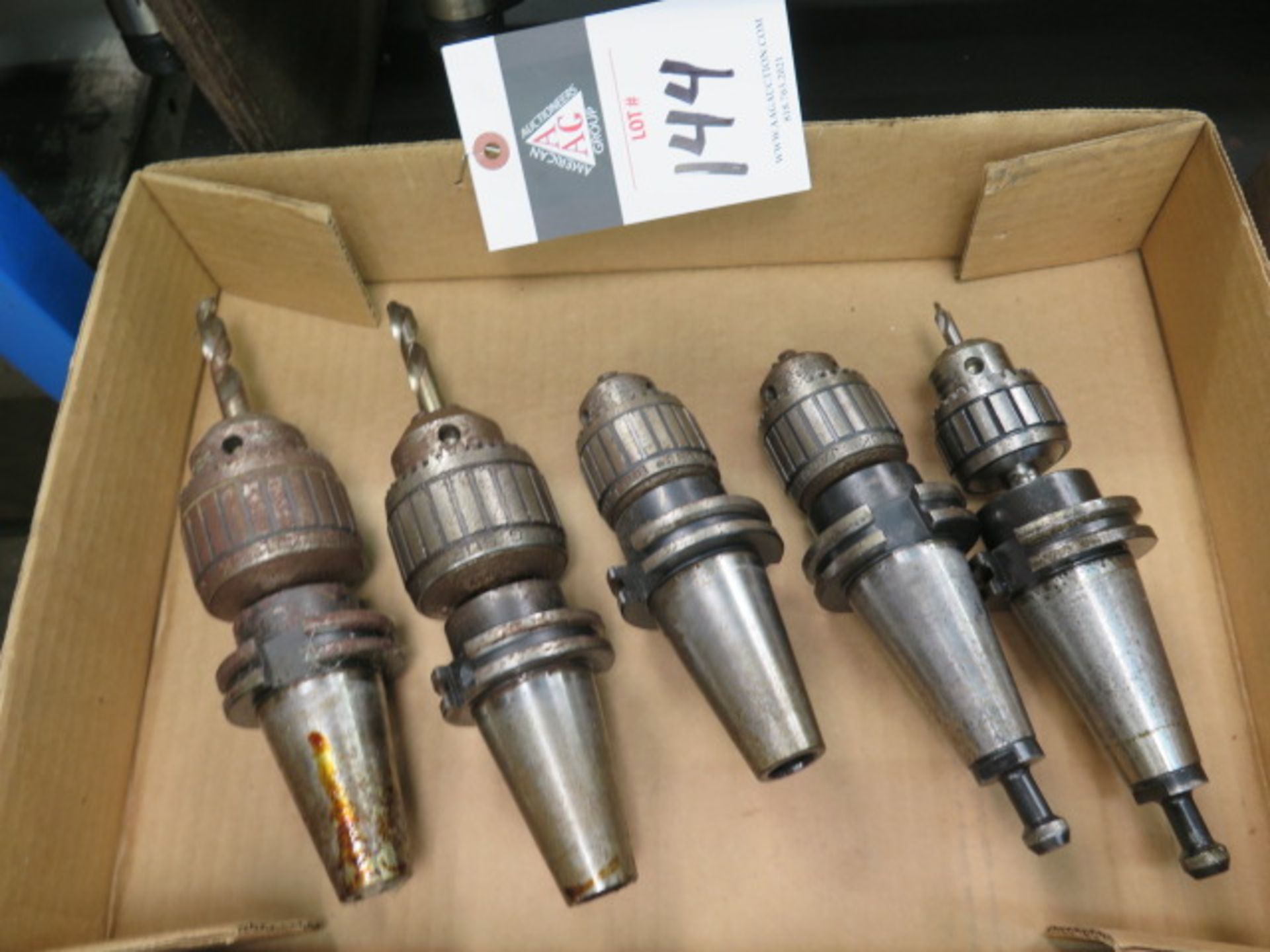 CAT-40 Taper Drill Chucks (5) (SOLD AS-IS - NO WARRANTY)