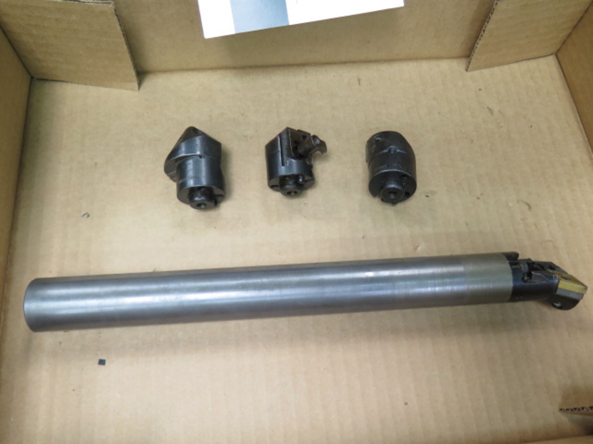 Carbide Shank Boring Bar (1 1/4" Dia) w/ Insert Heads (SOLD AS-IS - NO WARRANTY) - Image 2 of 5