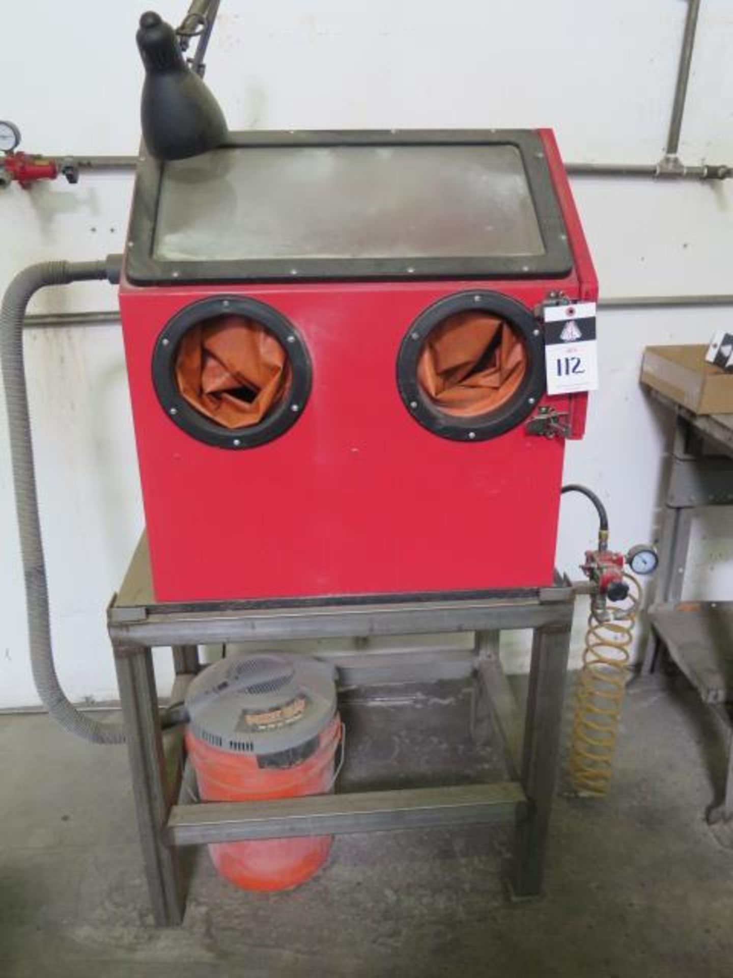 Central Pneumatics Dry Blast Cabinet (SOLD AS-IS - NO WARRANTY)