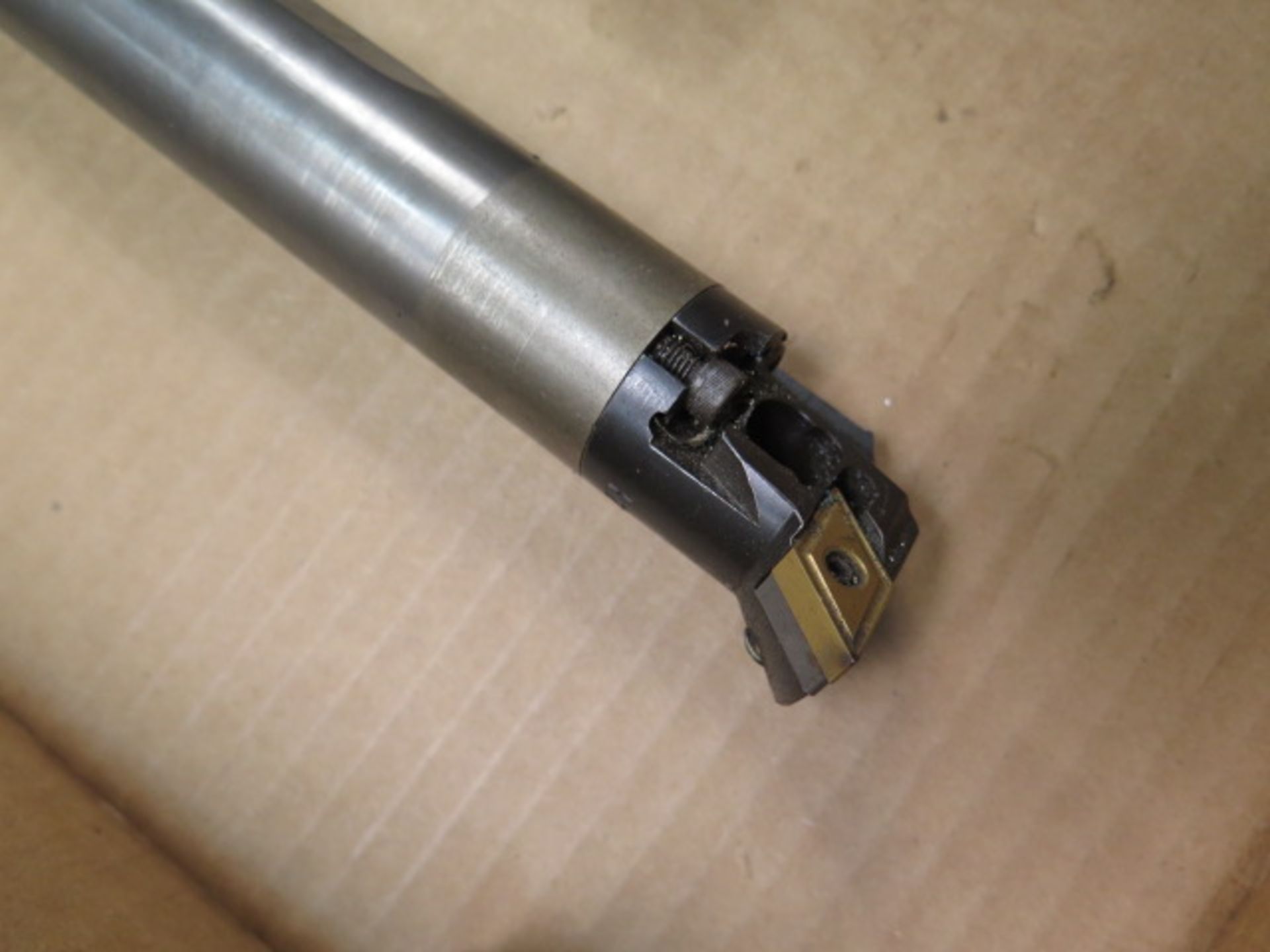 Carbide Shank Boring Bar (1 1/4" Dia) w/ Insert Heads (SOLD AS-IS - NO WARRANTY) - Image 4 of 5