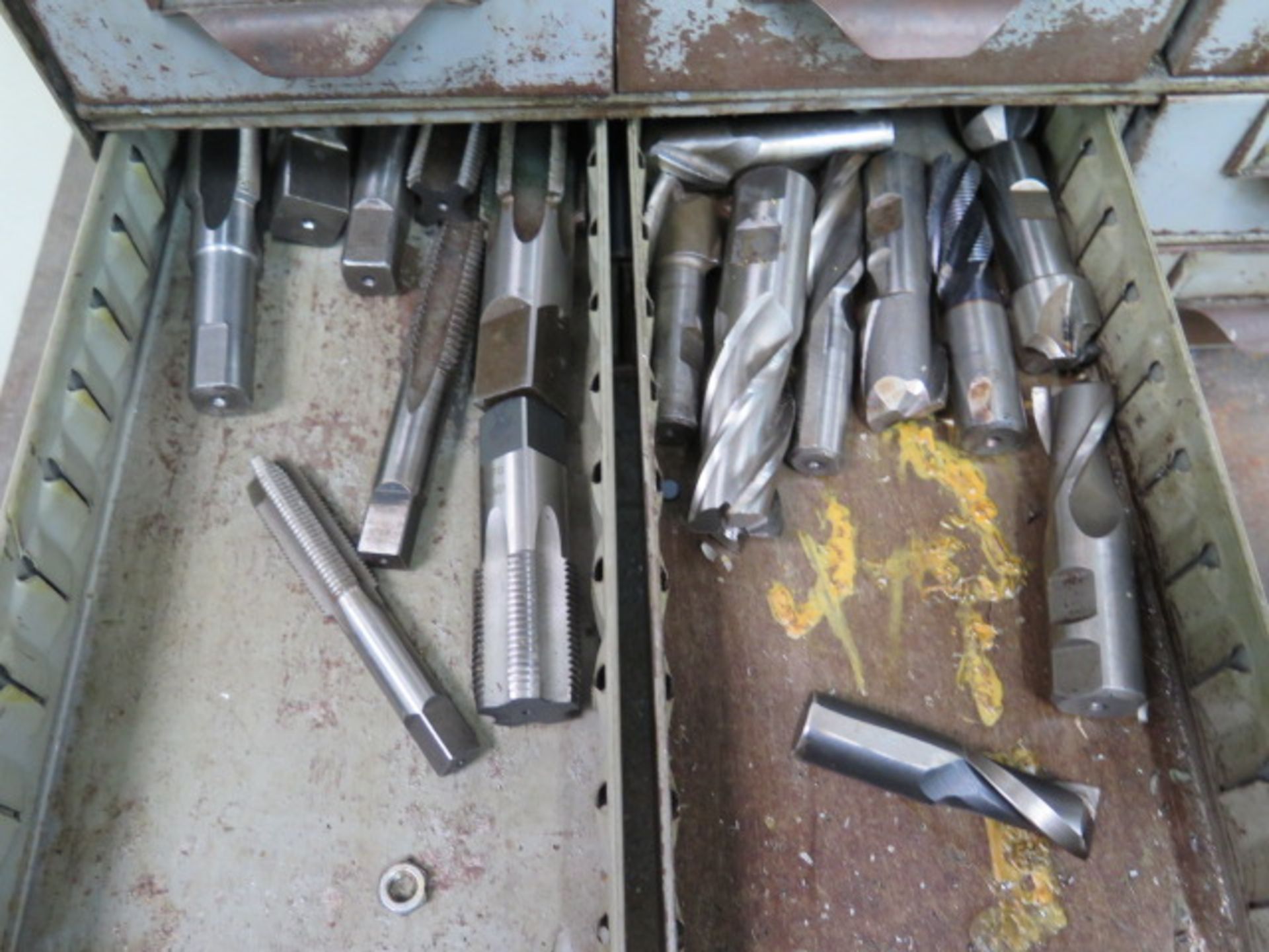 24-Drawer Hardware Cabinets (2) w/ Hardware and Steel Work Bench (SOLD AS-IS - NO WARRANTY) - Bild 3 aus 10