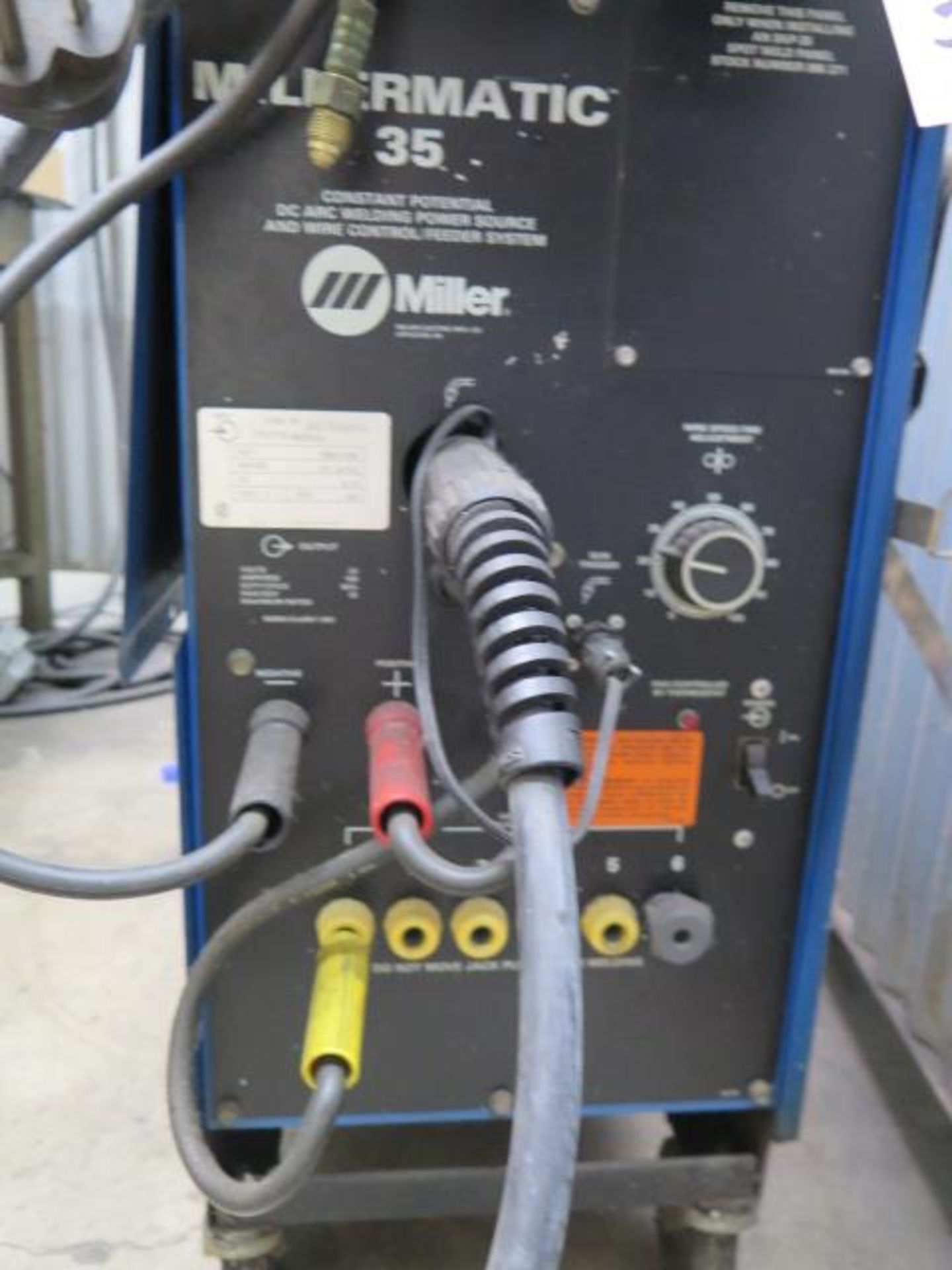 Miller Millermatic 35 CP-DC Arc Welding Power Source s/n JH276096 (SOLD AS-IS - NO WARRANTY) - Image 3 of 6