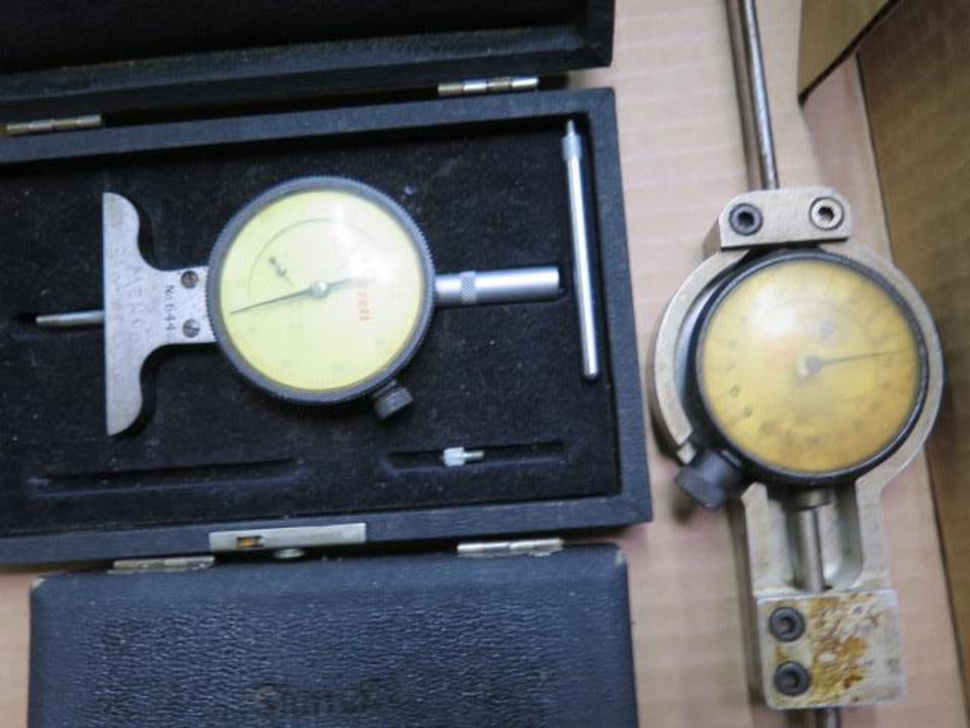 Starrett Dial Depth Gage, Starrett 0-1" Anvil Mic and Misc Indicators (SOLD AS-IS - NO WARRANTY) - Image 3 of 4