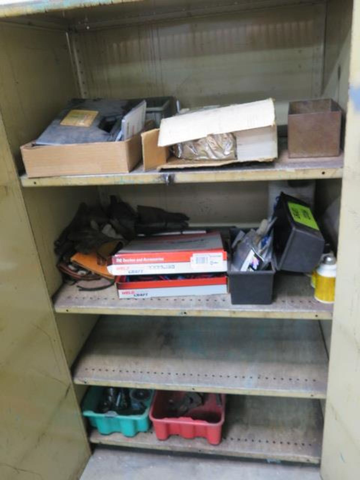 Welding Supplies w/ Storage Cabinet (SOLD AS-IS - NO WARRANTY) - Image 2 of 10