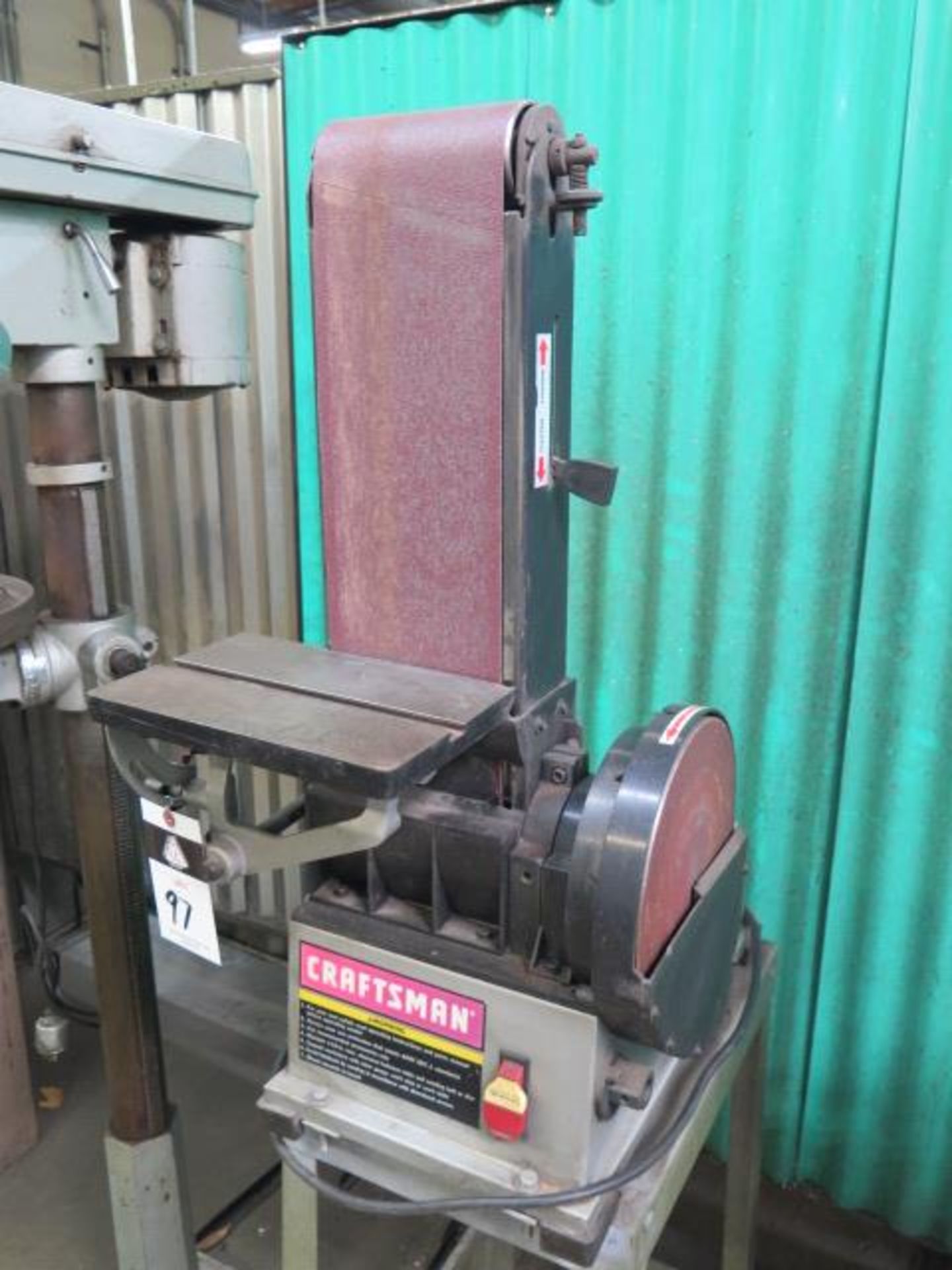 Craftsman 6” Belt / 9” Disc Sander w/ Stand (SOLD AS-IS - NO WARRANTY) - Image 2 of 6