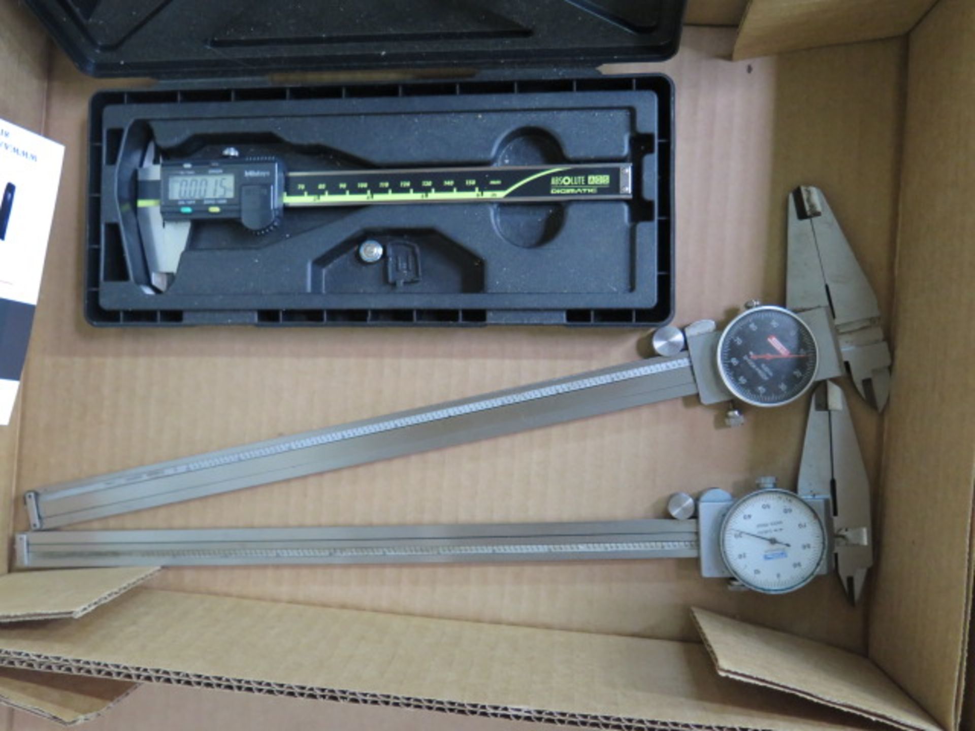 Mitutoyo 6" Digital Caliper and (2) 12" Dial Calipers (SOLD AS-IS - NO WARRANTY) - Bild 2 aus 4