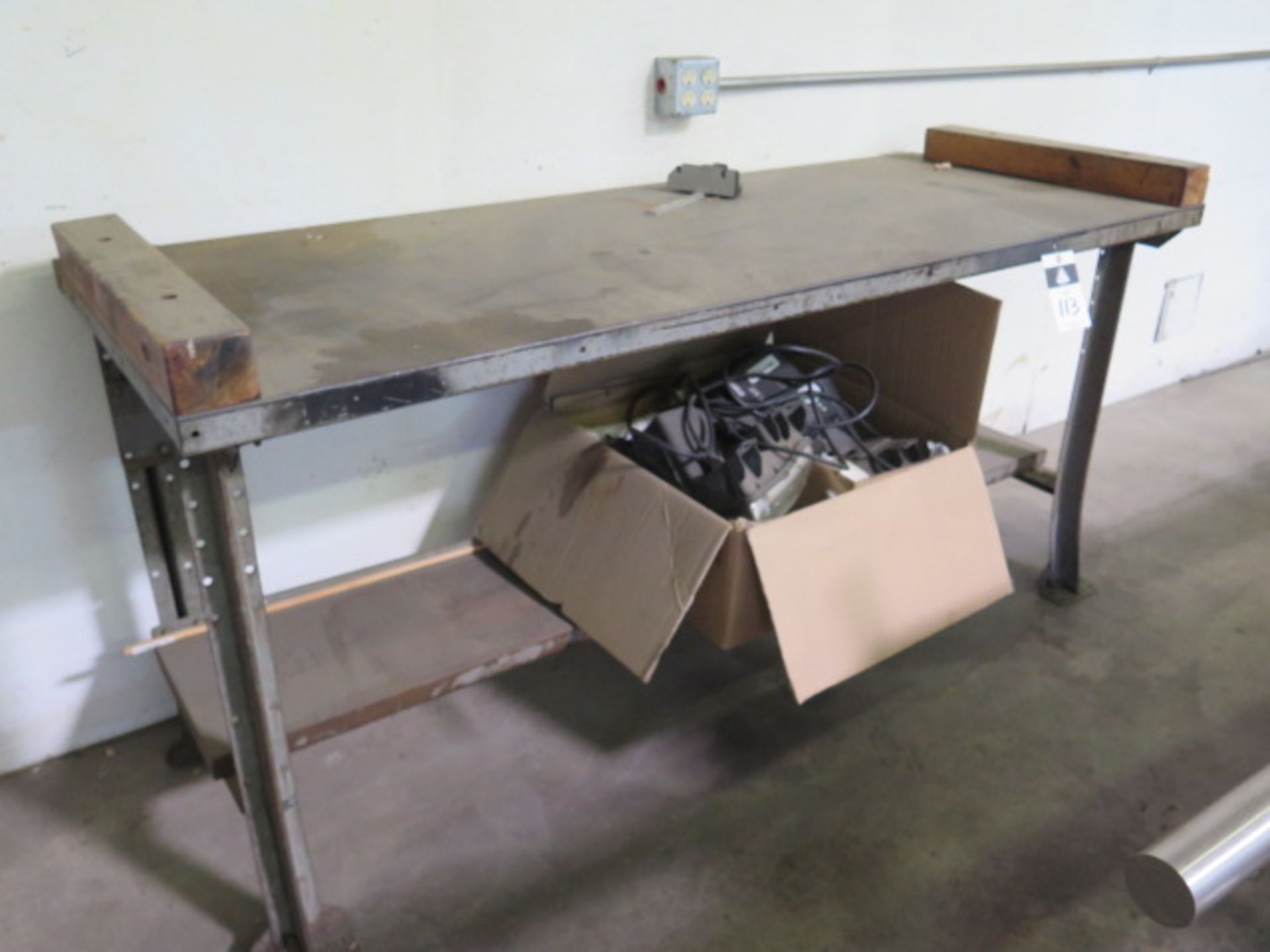 Steel Work Bench (SOLD AS-IS - NO WARRANTY)