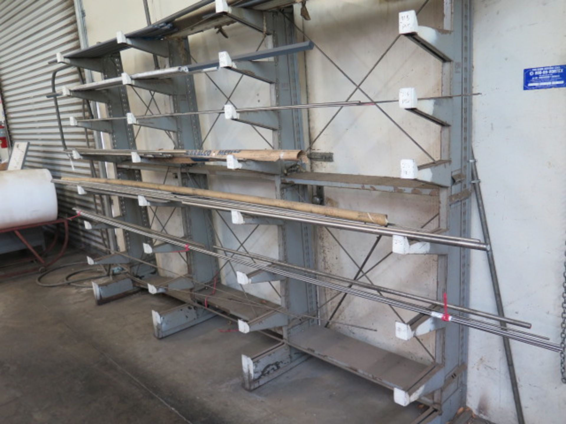 Misc Bar Stock w/ Cantilever Material Rack (SOLD AS-IS - NO WARRANTY) - Image 17 of 20