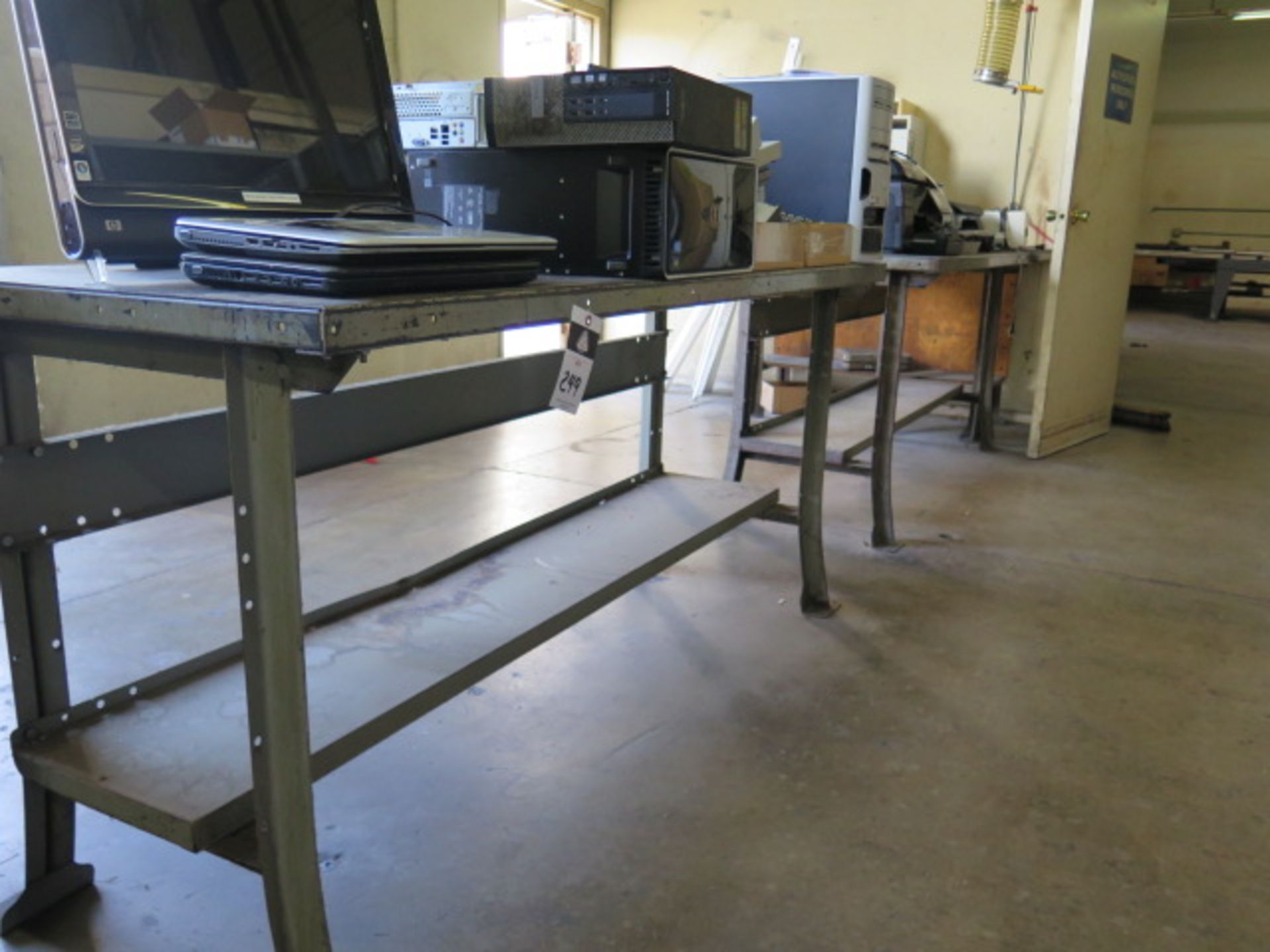Steel Work Benches (3) (SOLD AS-IS - NO WARRANTY)