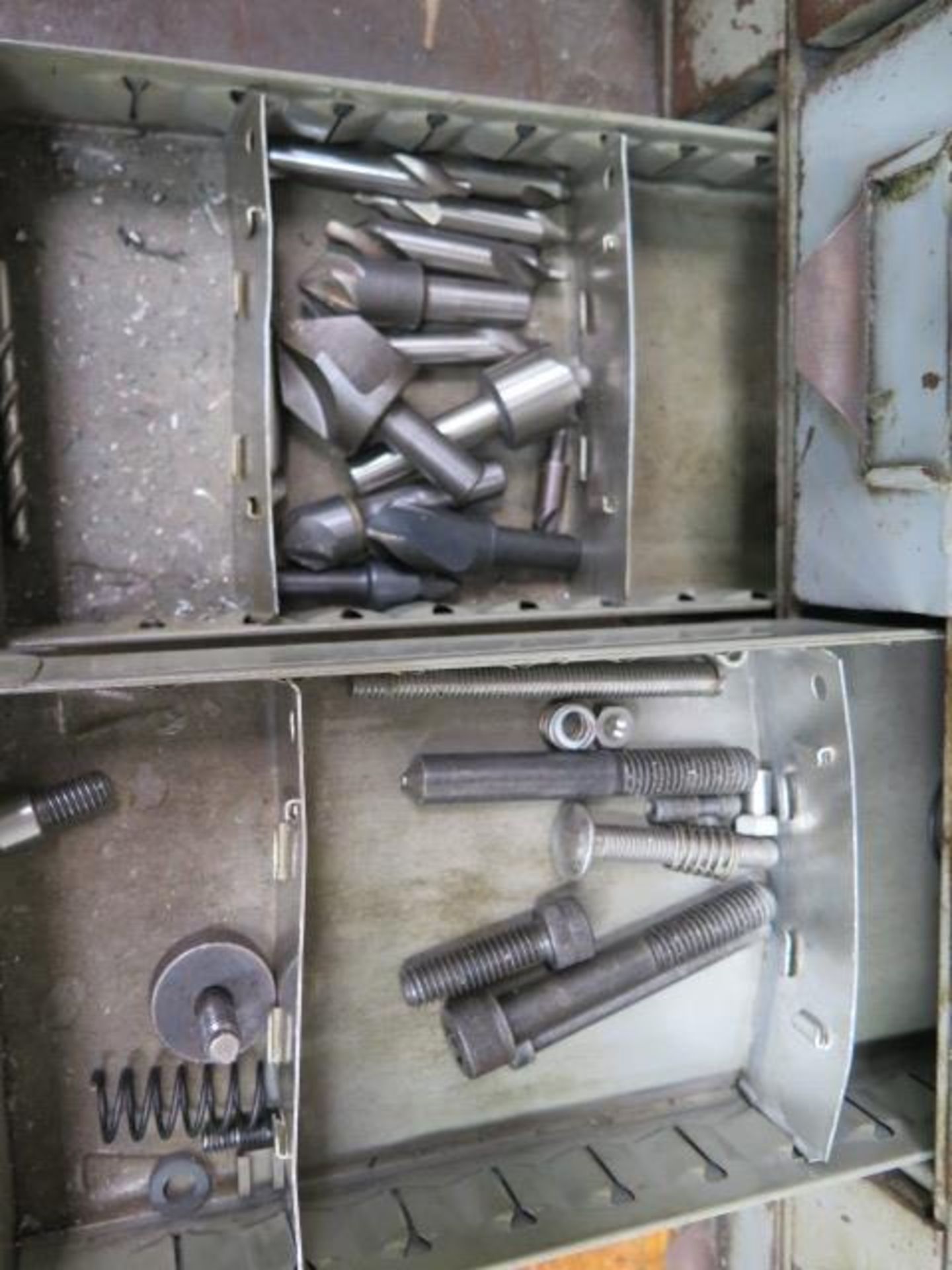 24-Drawer Hardware Cabinets (2) w/ Hardware and Steel Work Bench (SOLD AS-IS - NO WARRANTY) - Bild 8 aus 10