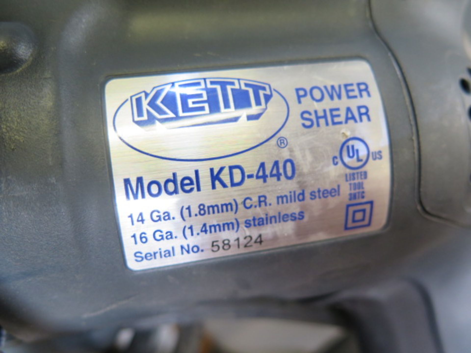 Kett KD-440 and KD400 Power Shears (2) (SOLD AS-IS - NO WARRANTY) - Bild 5 aus 8