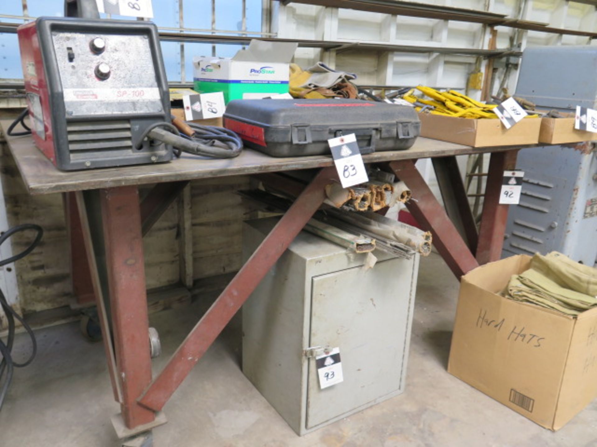 48” x 72” x ¾” Rolling Steel Welding Table (SOLD AS-IS - NO WARRANTY) - Image 2 of 5