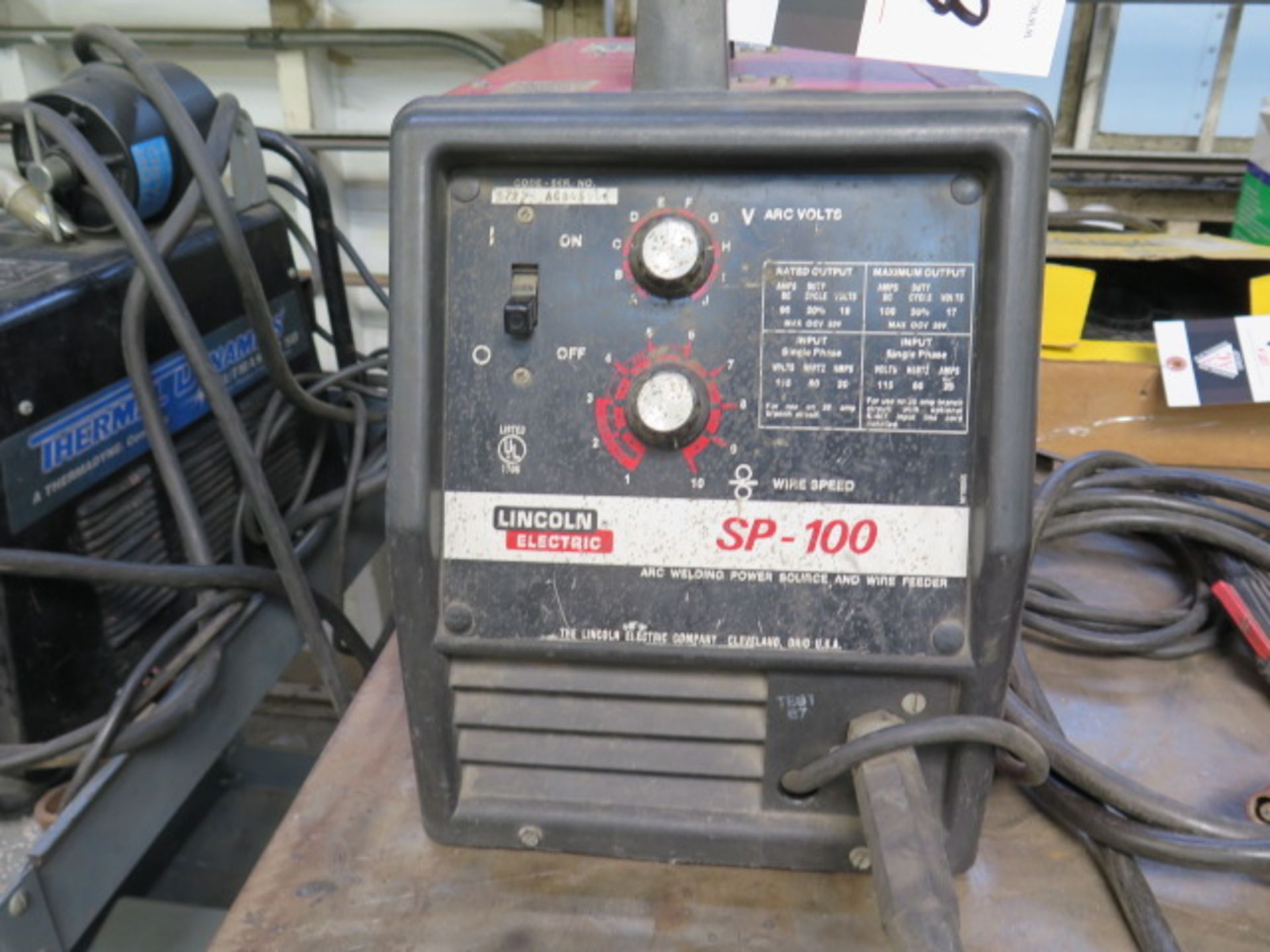 Lincoln SP-100 110 Volt Arc Welding Power Source and Wire Feeder (SOLD AS-IS - NO WARRANTY) - Image 3 of 6