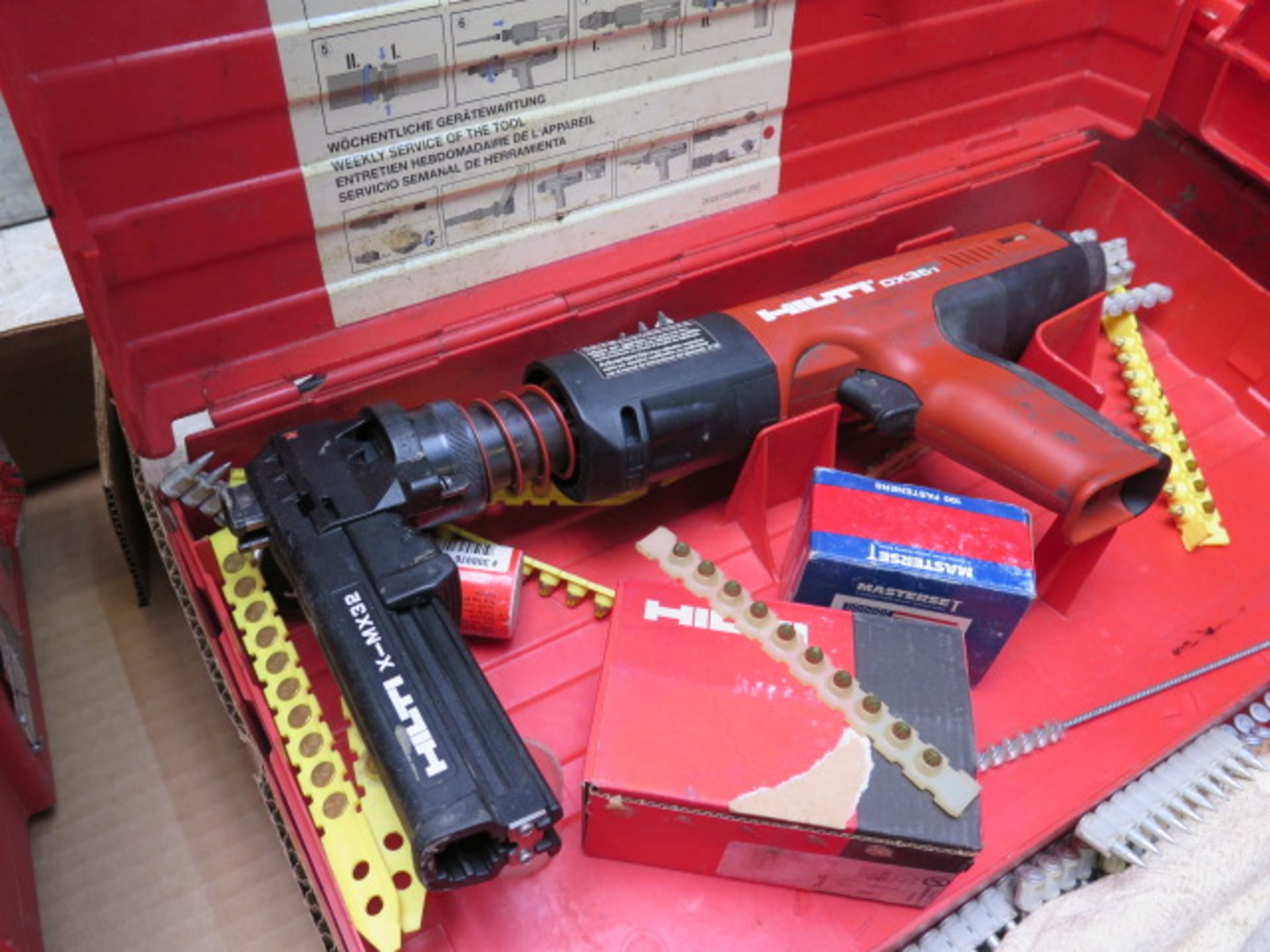 Hilti DX351 Powder Shot Tool w/ Acces (SOLD AS-IS - NO WARRANTY) - Image 3 of 8