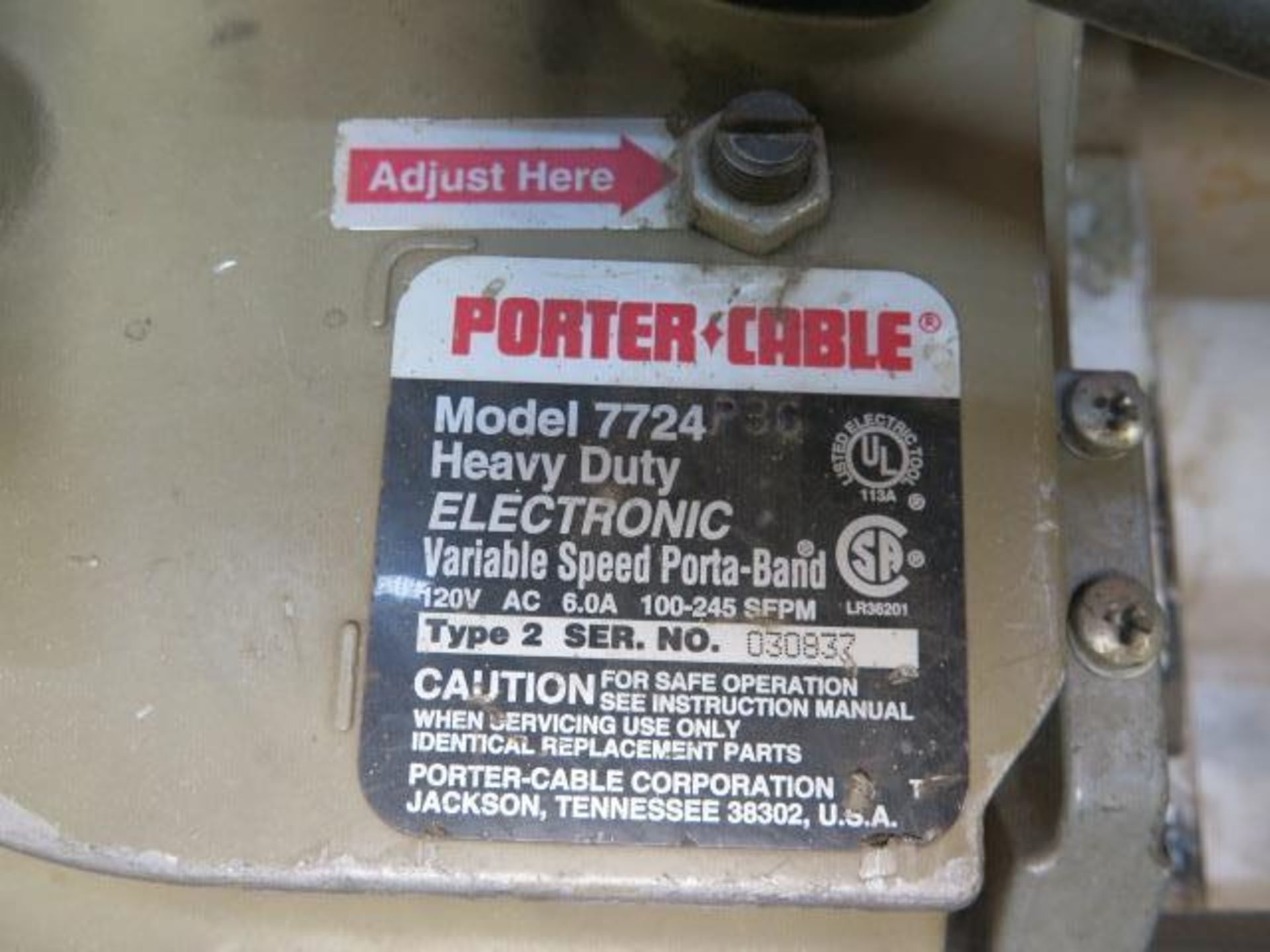 Porter Cable Porta-Band Portable Band Saw (SOLD AS-IS - NO WARRANTY) - Bild 5 aus 5