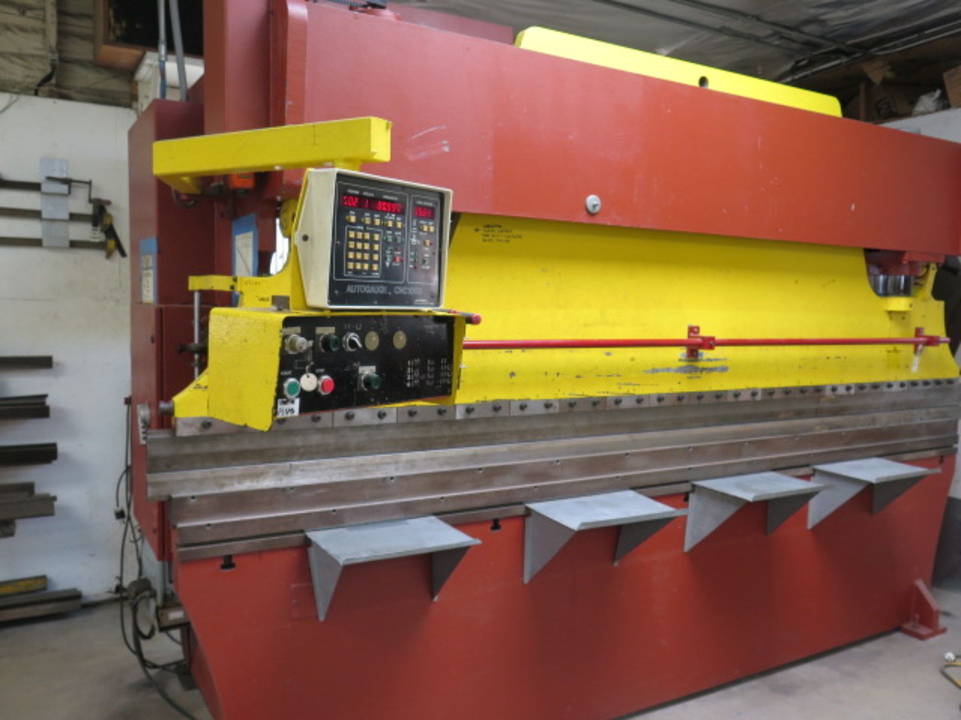 Atlantic mdl. HD-150-10 150 Ton x 12’ CNC Hyd Press Brake s/n 50986 w/ Automec Autogauge, SOLD AS IS - Image 2 of 12