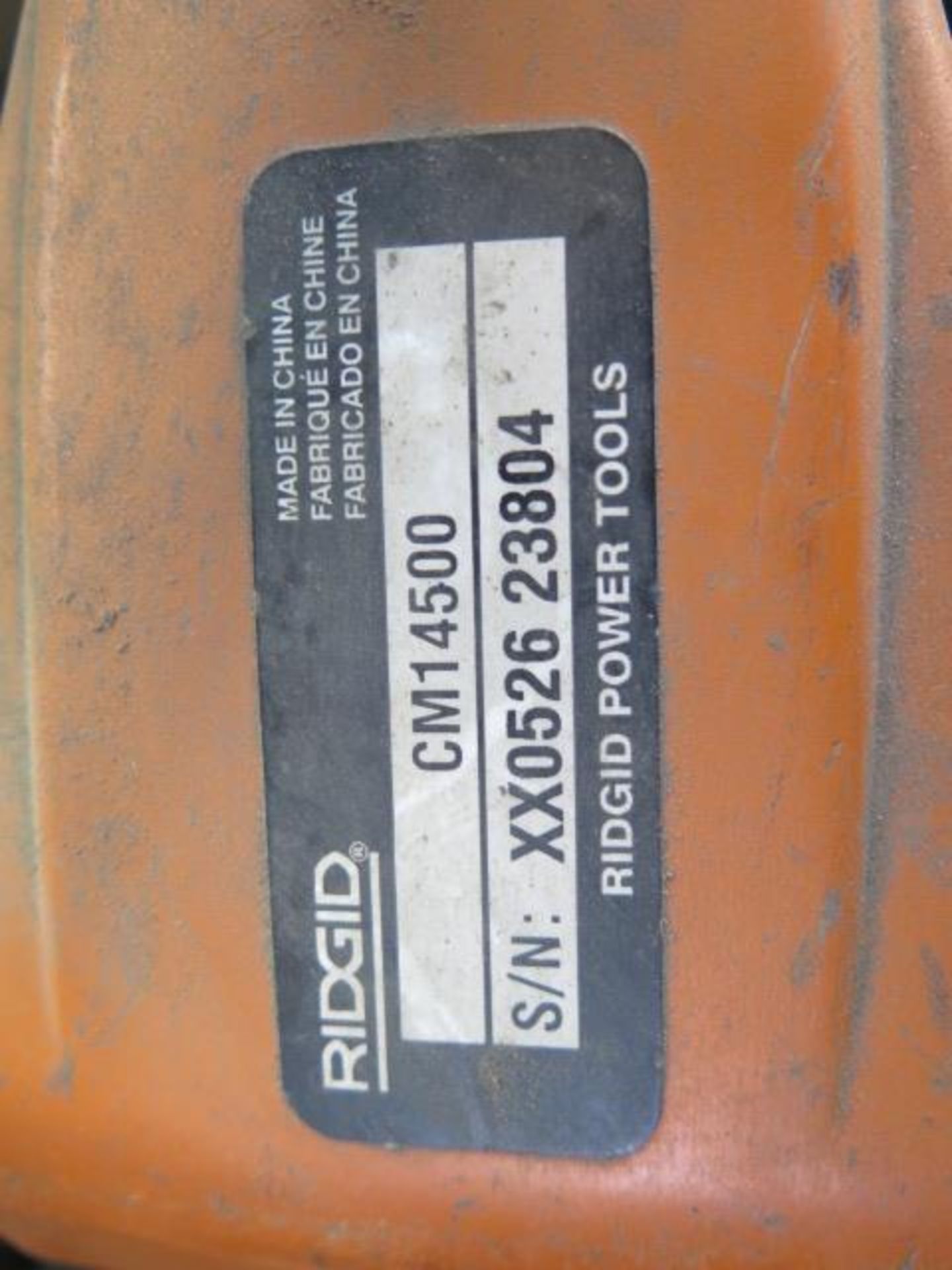 Ridgid 14" Abrasive Cutoff Saw (SOLD AS-IS - NO WARRANTY) - Image 6 of 6