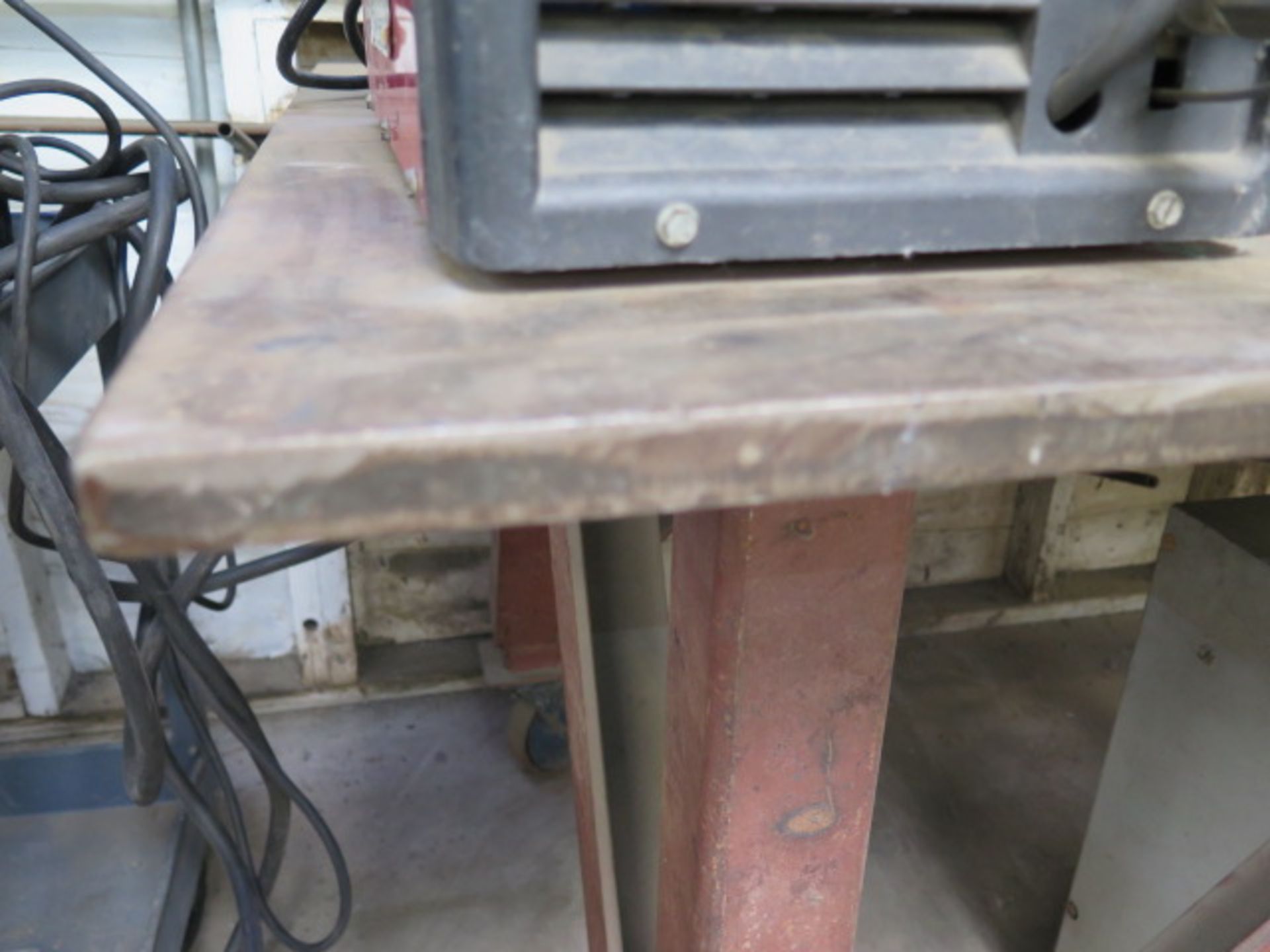 48” x 72” x ¾” Rolling Steel Welding Table (SOLD AS-IS - NO WARRANTY) - Image 3 of 5