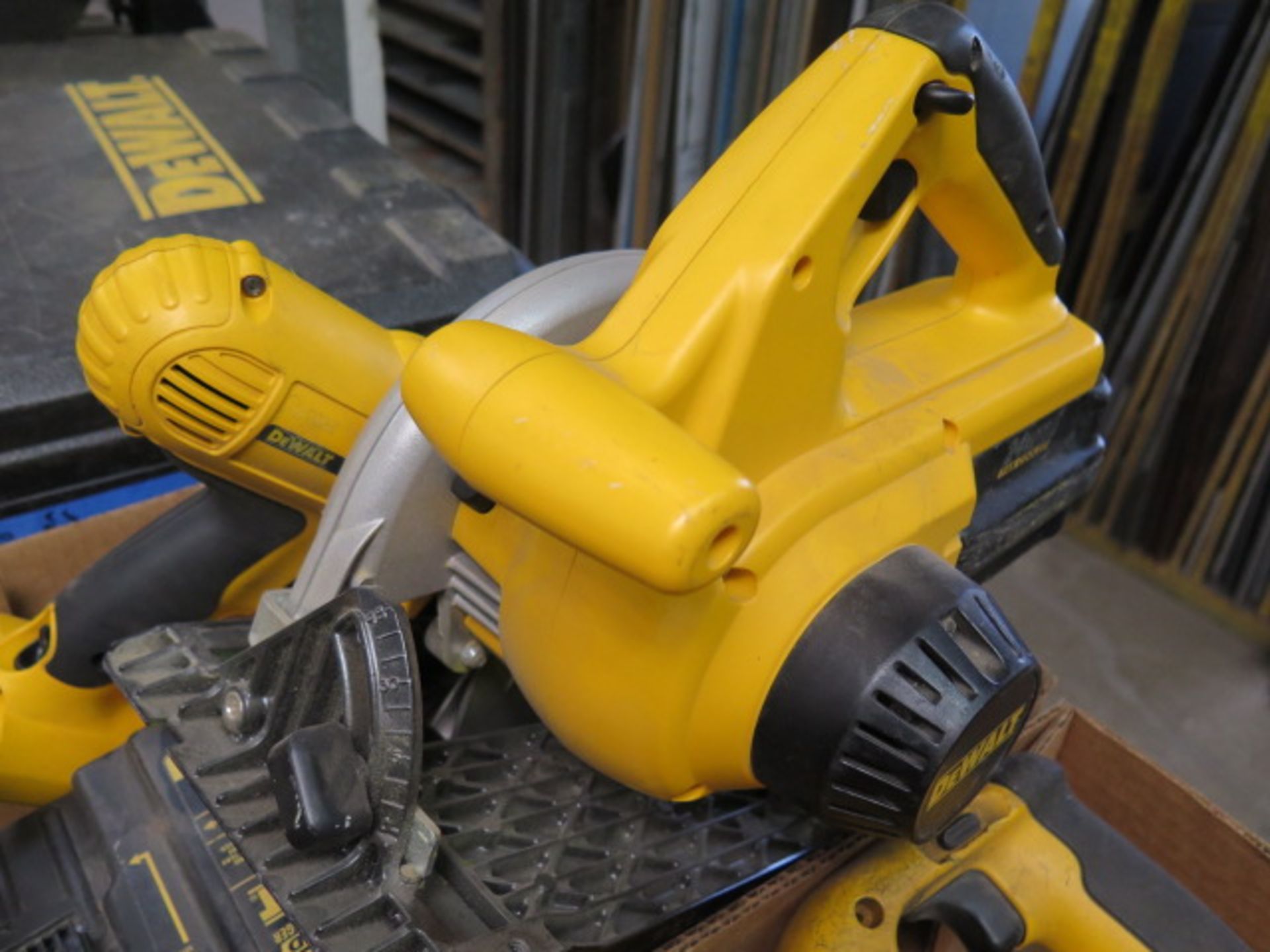 DeWalt 24Volt Circular Saw and Hammer Drill w/ Charger (SOLD AS-IS - NO WARRANTY) - Image 3 of 5