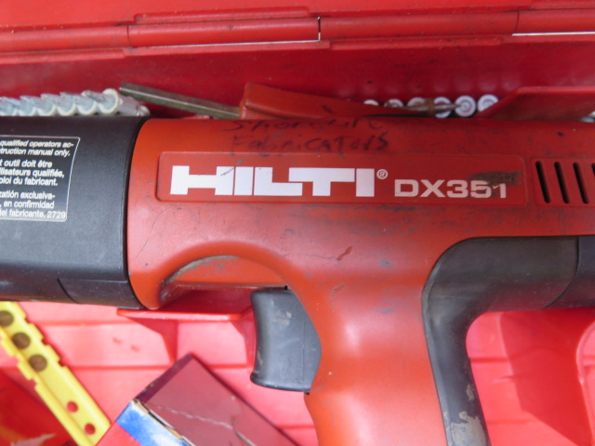 Hilti DX351 Powder Shot Tool w/ Acces (SOLD AS-IS - NO WARRANTY) - Image 8 of 8