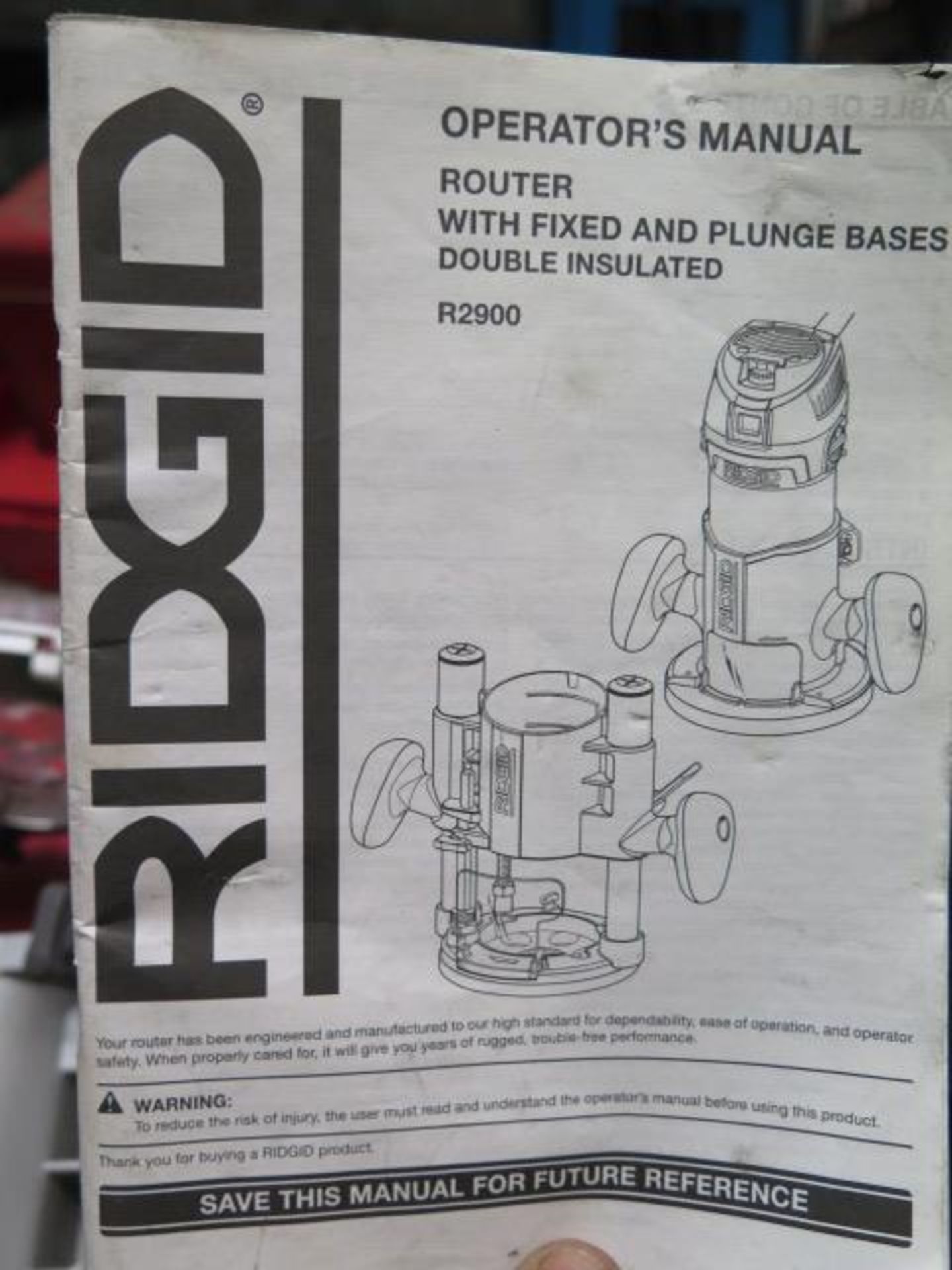 Ridgid Router w/ Acces (SOLD AS-IS - NO WARRANTY) - Bild 7 aus 7