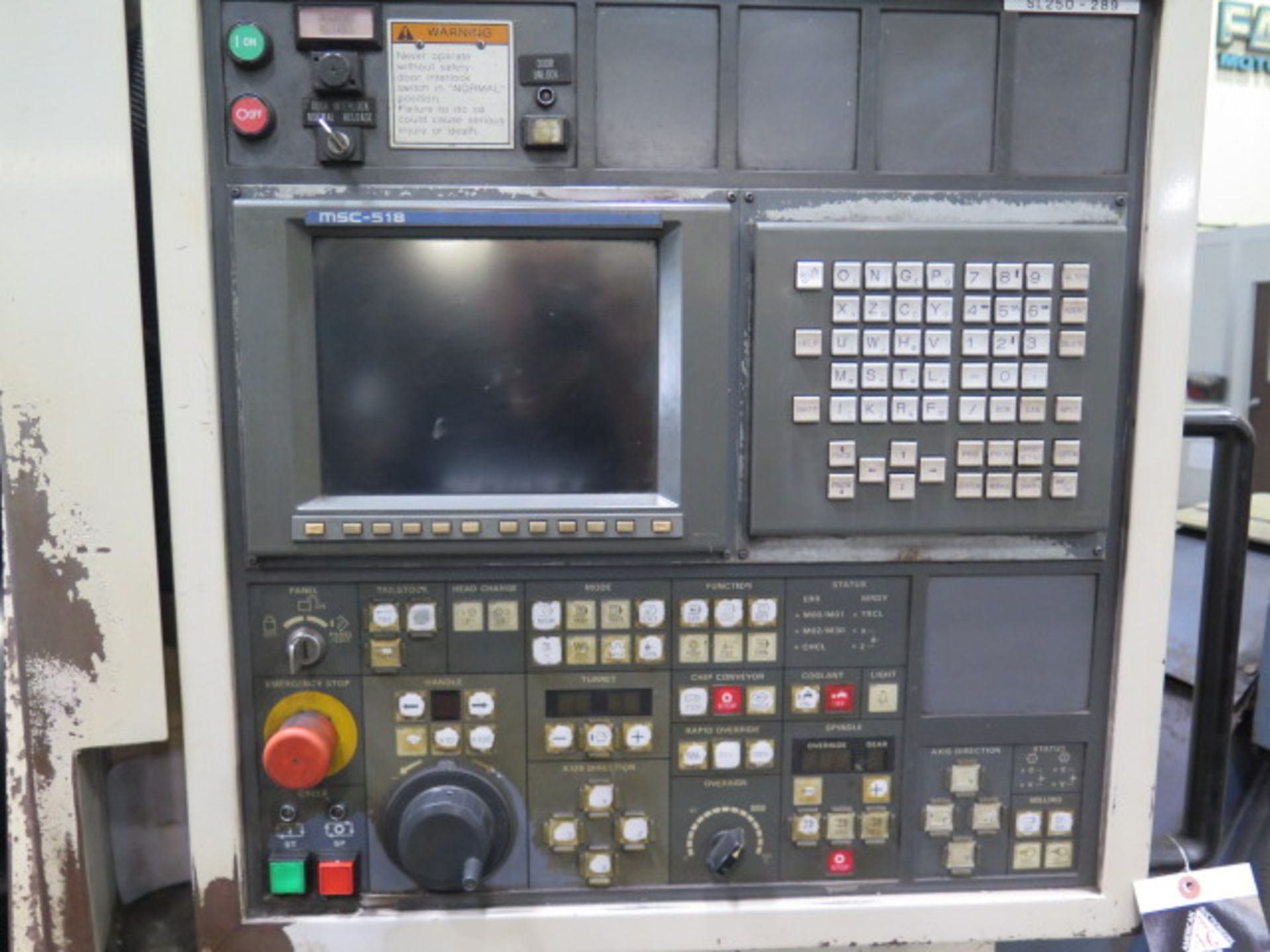 1997 Mori Seiki SL-250BMC Live Turret CNC Turning Center s/n 289 w/ MSC-518 Controls, SOLD AS IS - Bild 9 aus 13