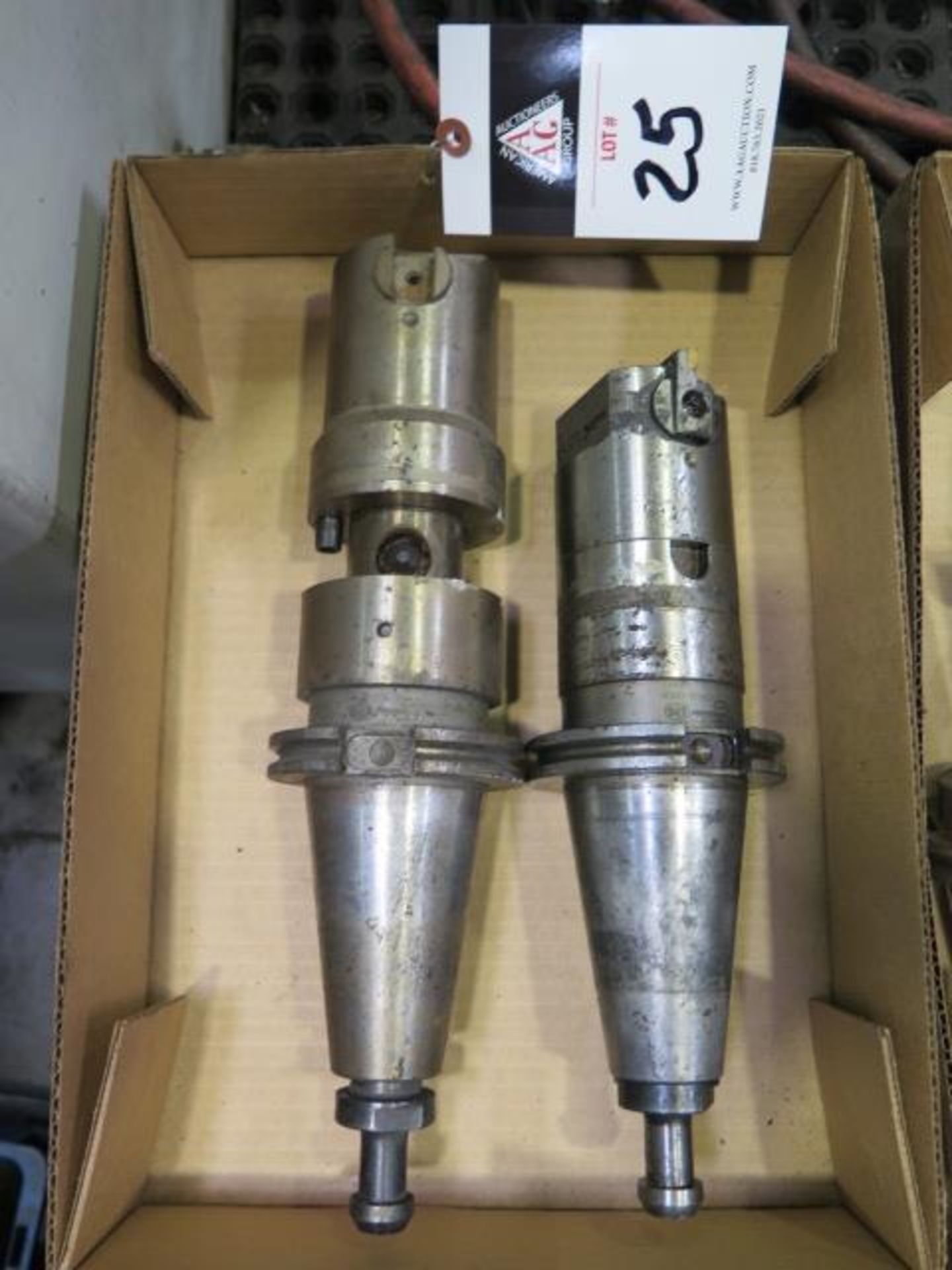 Command CAT-50 Taper Boring Heads (2) (SOLD AS-IS - NO WARRANTY)