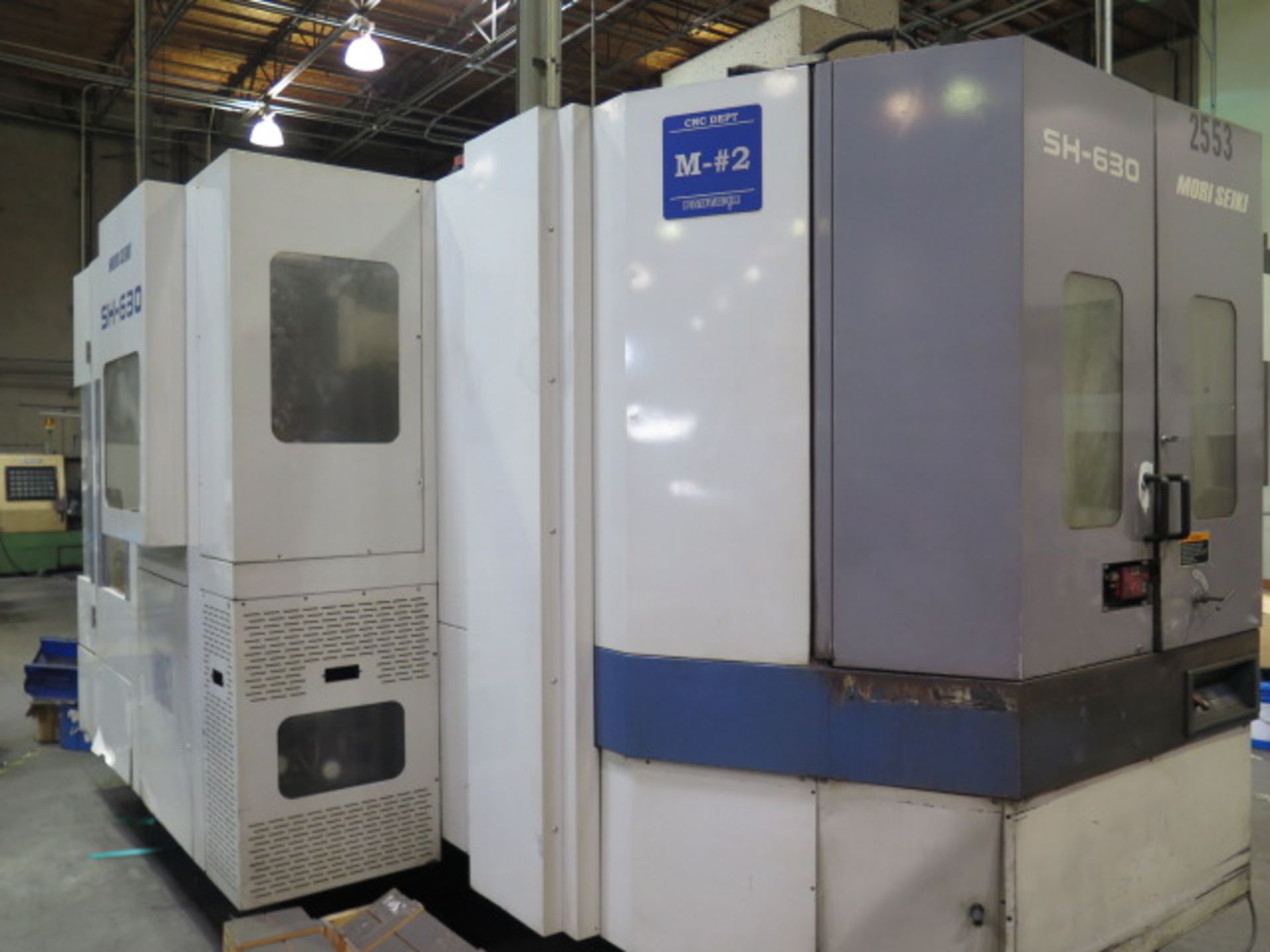 1998 Mori Seiki SH-630 2-Pallet 4-Axis CNC HMC s/n 296 w/ Mori Seiki MSC-516 controls, SOLD AS IS - Image 4 of 27