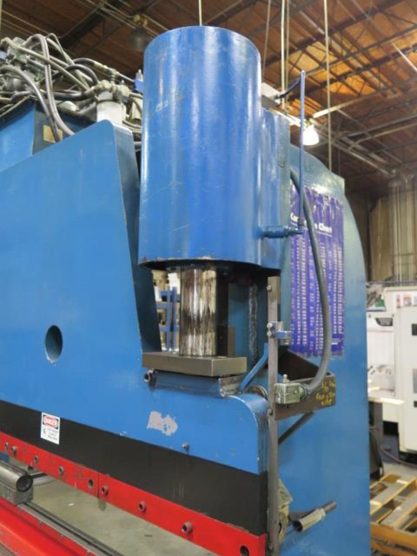 Pacific 100 Ton x 12’ Hyd Press Brake w/ 12’ Bed Length, 6 ¼” Throat, 124 ½” Between, SOLD AS IS - Image 6 of 14