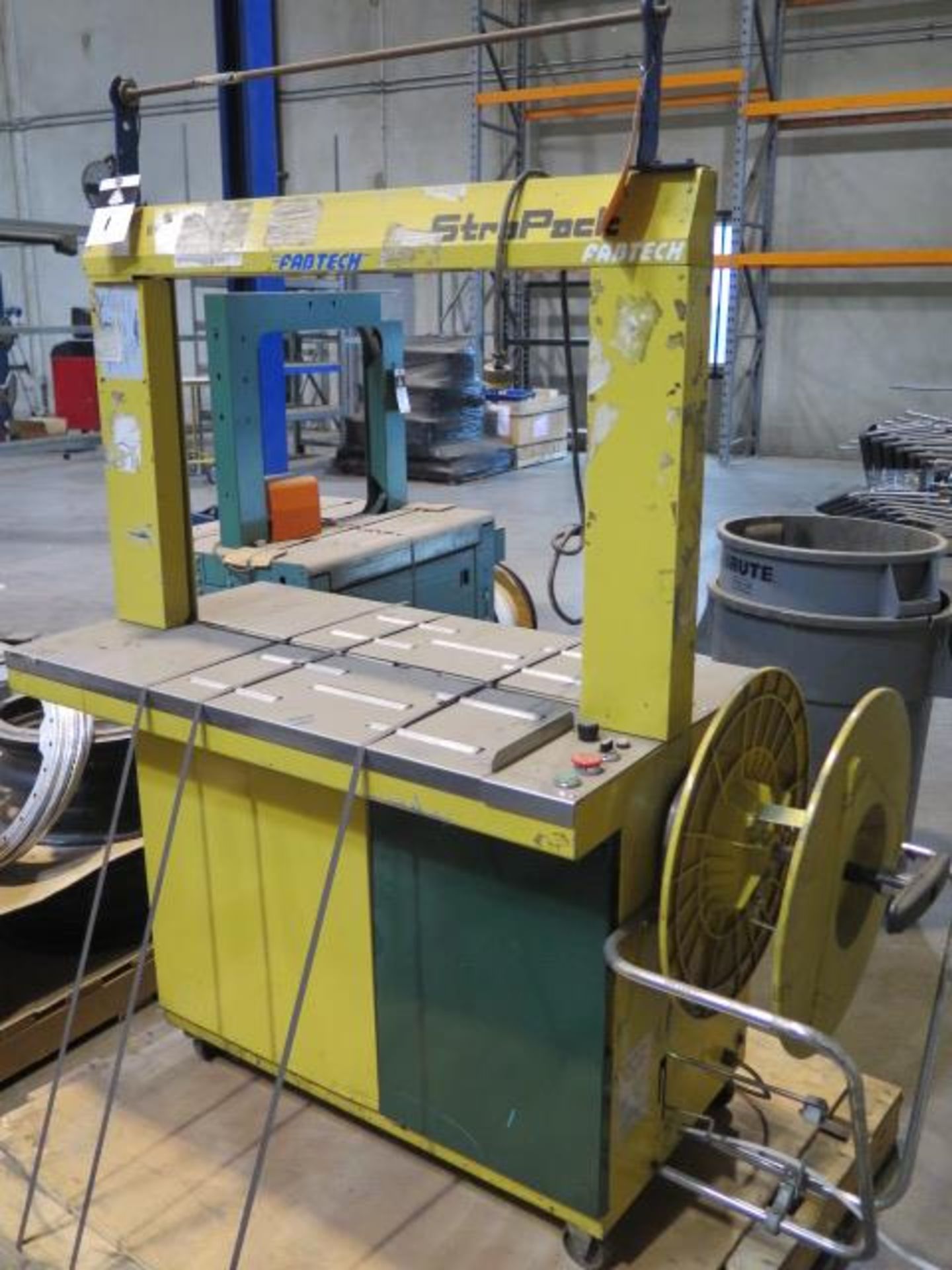 2005 StraPack RQ-8 Automatic Carton Strapping Machine s/n 27218205 (SOLD AS-IS - NO WARRANTY) - Image 2 of 9