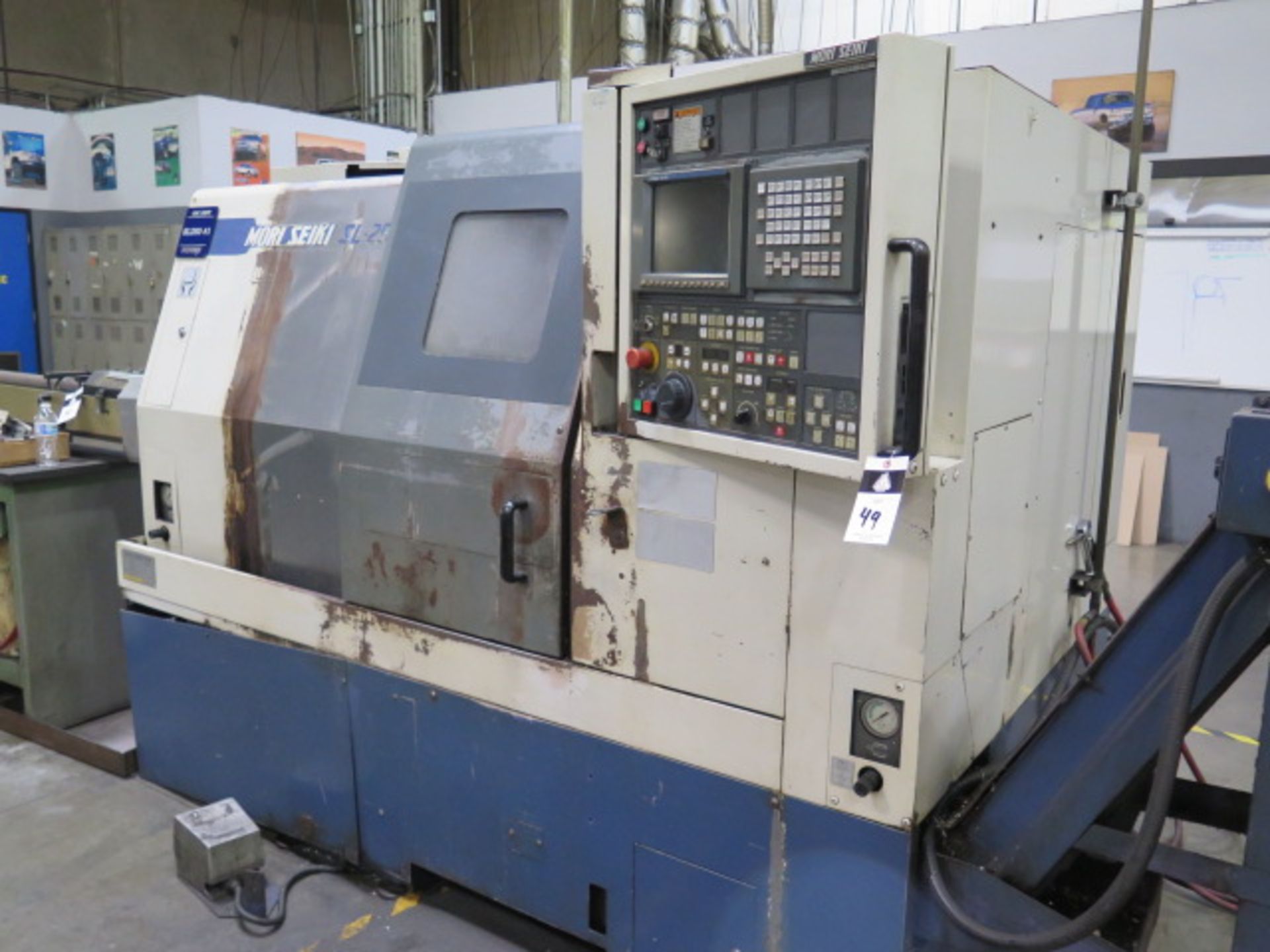 1997 Mori Seiki SL-250BMC Live Turret CNC Turning Center s/n 289 w/ MSC-518 Controls, SOLD AS IS - Bild 3 aus 13