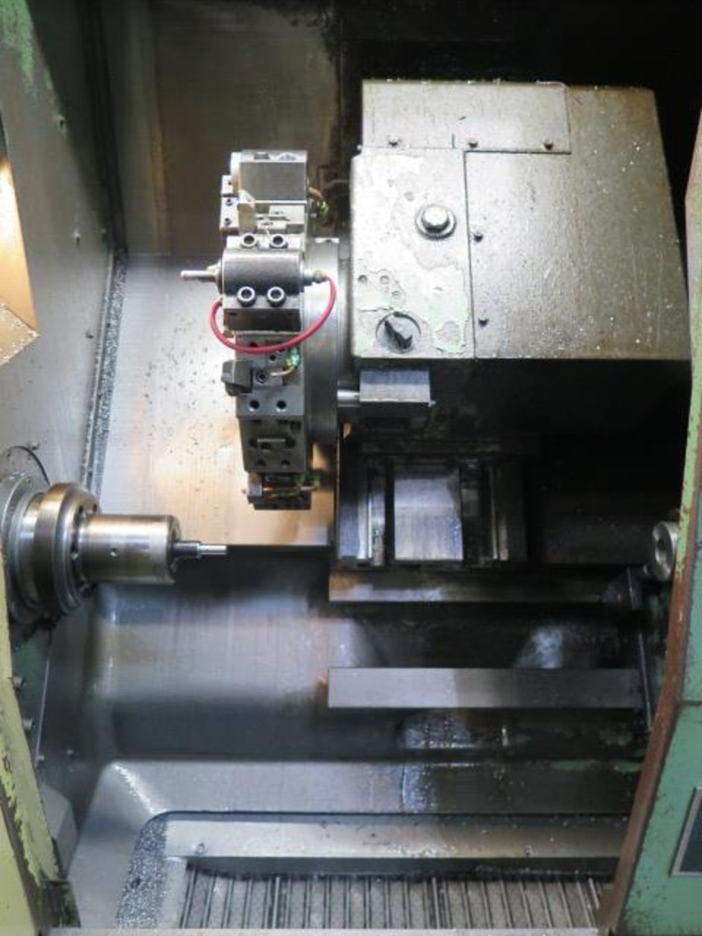 Mori Seiki SL-15 CNC Turning Center s/n 523 w/ Yasnac Controls, 12-Station Turret, SOLD AS IS - Bild 4 aus 13