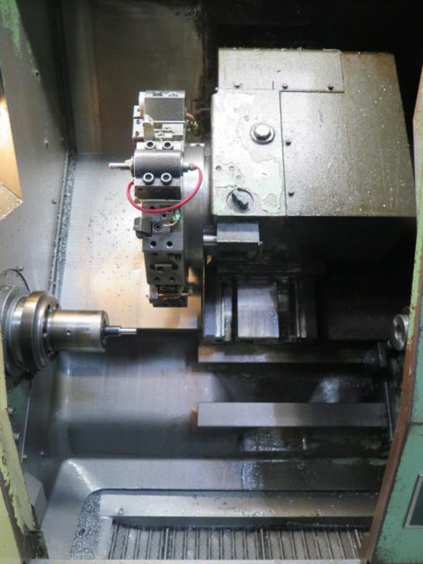 Mori Seiki SL-15 CNC Turning Center s/n 523 w/ Yasnac Controls, 12-Station Turret, SOLD AS IS - Image 4 of 13