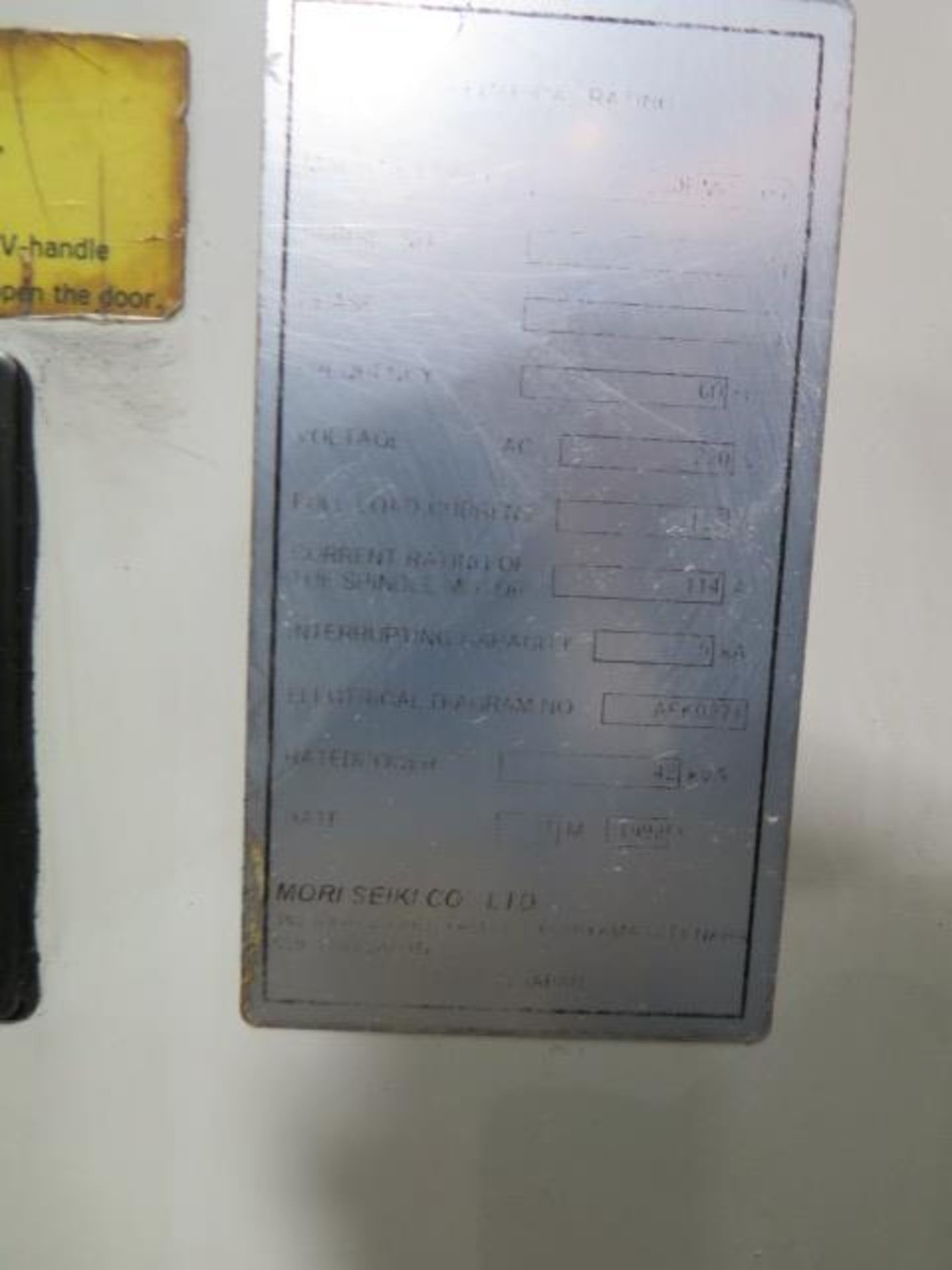 1998 Mori Seiki SL-250BMC/500 Live Turret CNC Turning Center s/n 1256 w/ MSC-501 Control,SOLD AS IS - Image 14 of 14