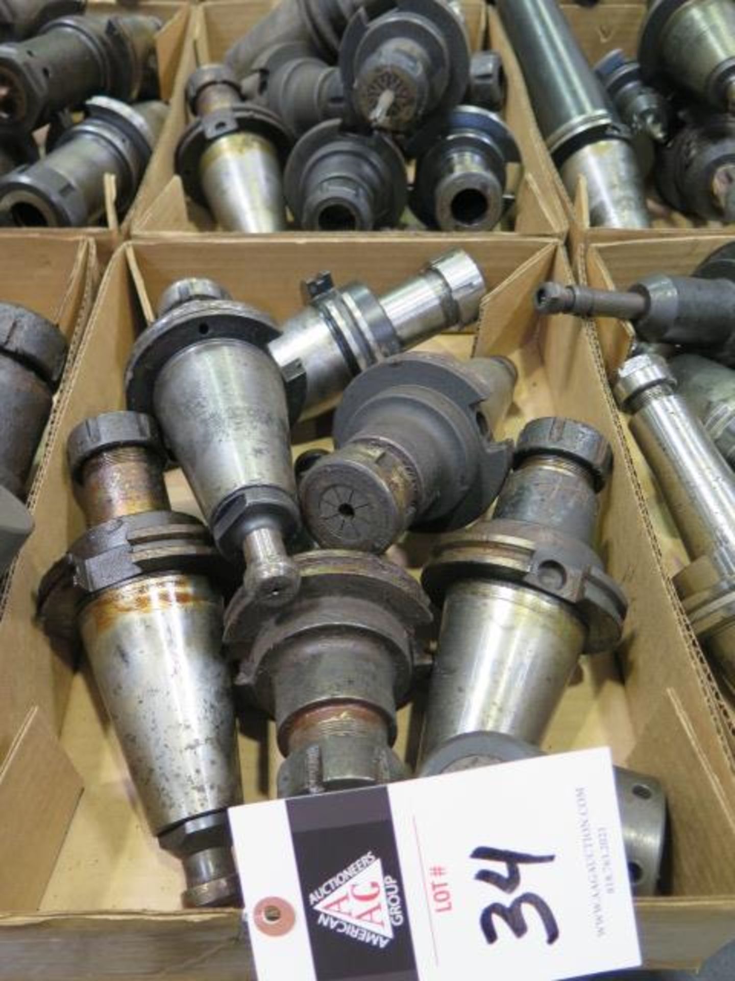 CAT-50 Taper Collet Chucks (20) (SOLD AS-IS - NO WARRANTY)