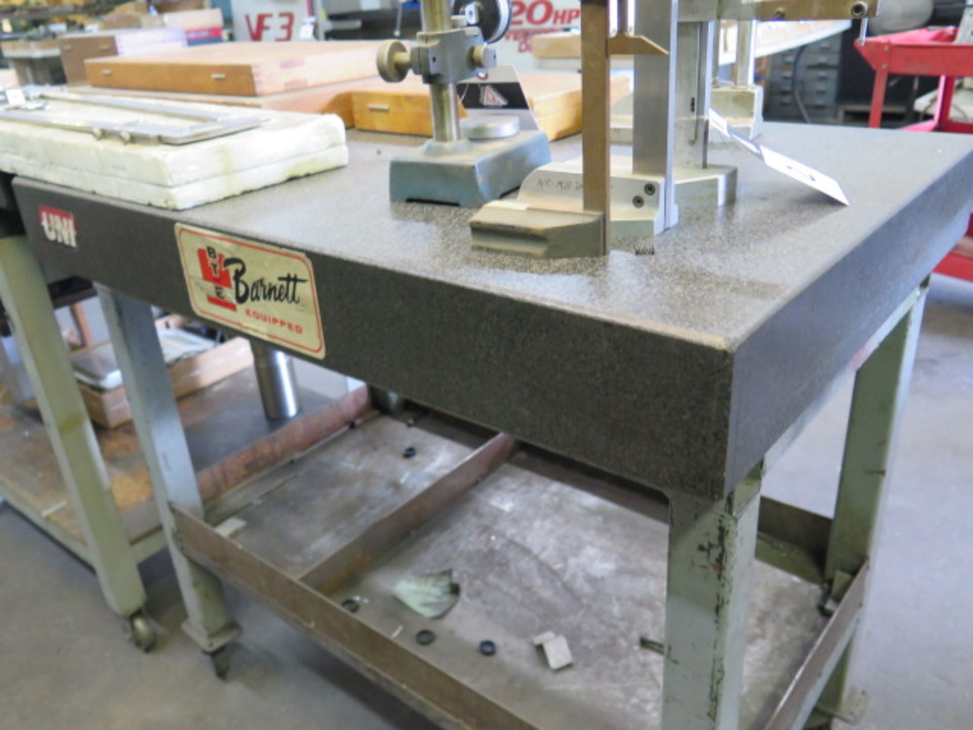 24” x 36” x 5” Granite Surface Plate w/ Roll Stand (SOLD AS-IS - NO WARRANTY) - Image 4 of 5