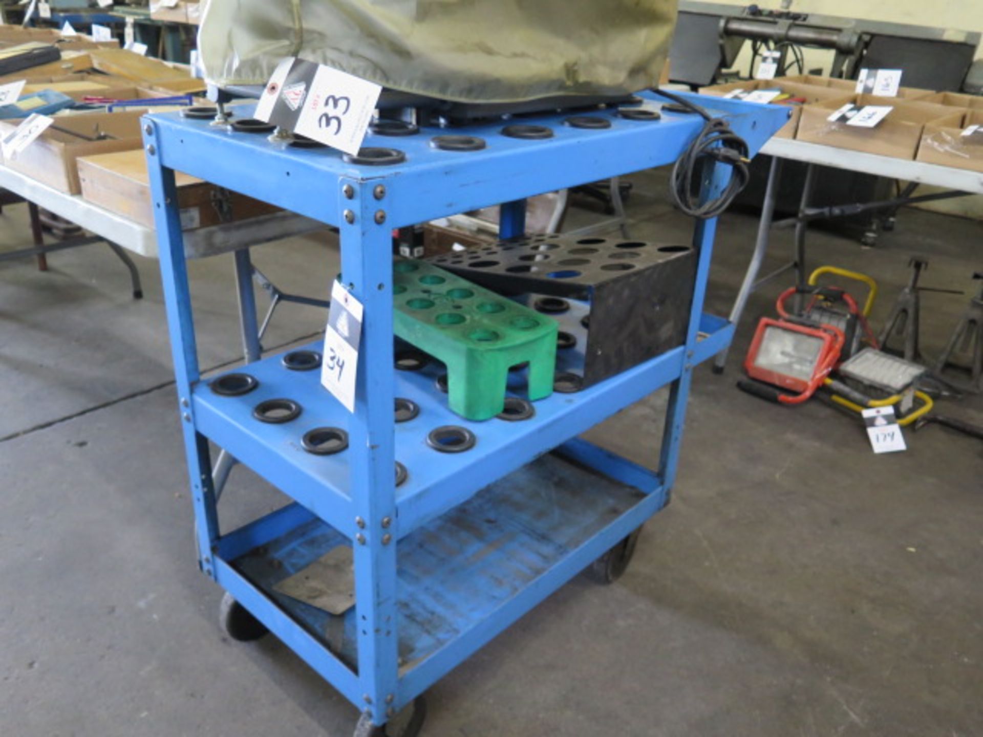 40-Taper Tooling Cart (SOLD AS-IS - NO WARRANTY)