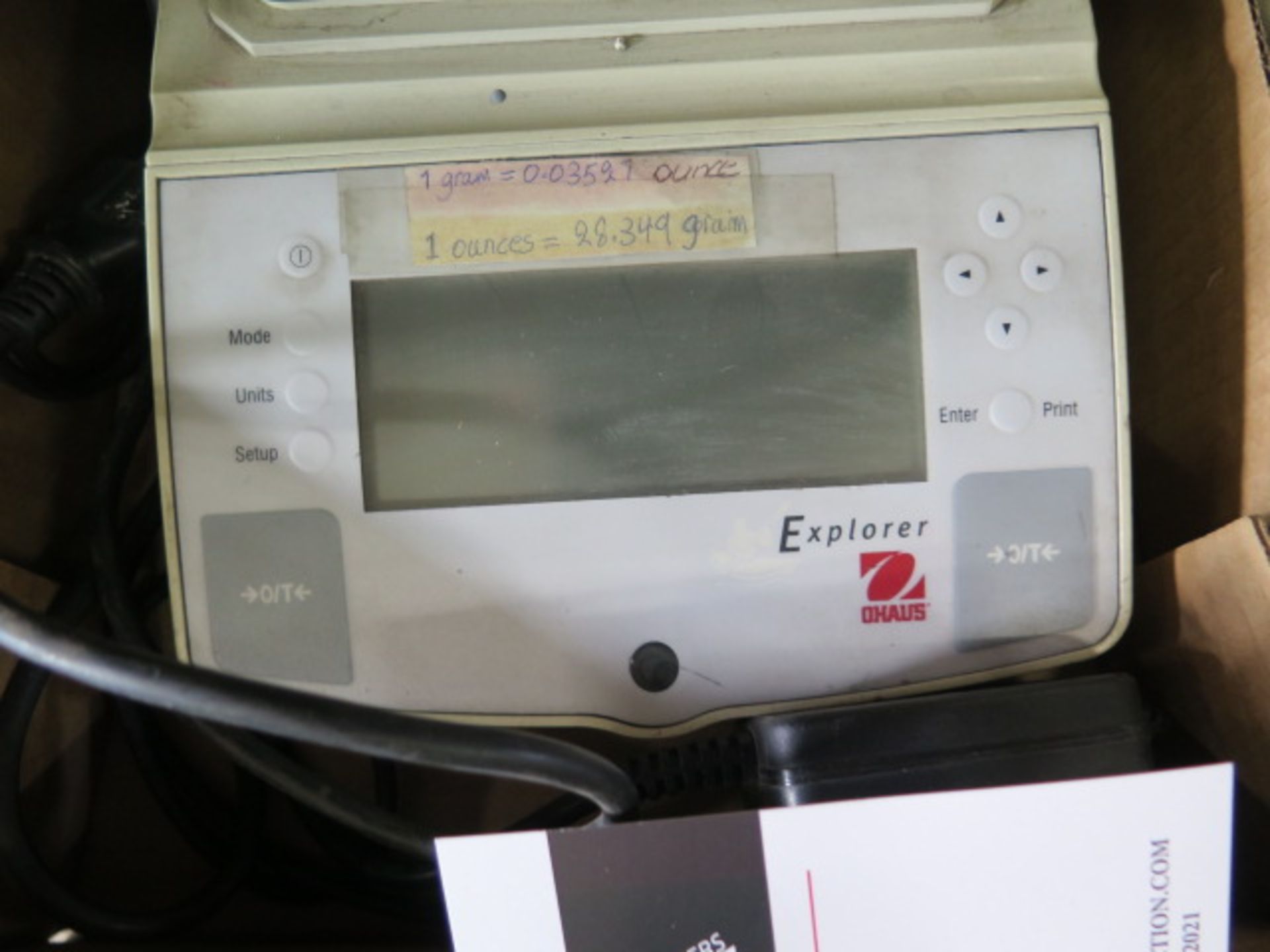 Ohaus Explorer Digital Scale (SOLD AS-IS - NO WARRANTY) - Image 3 of 3