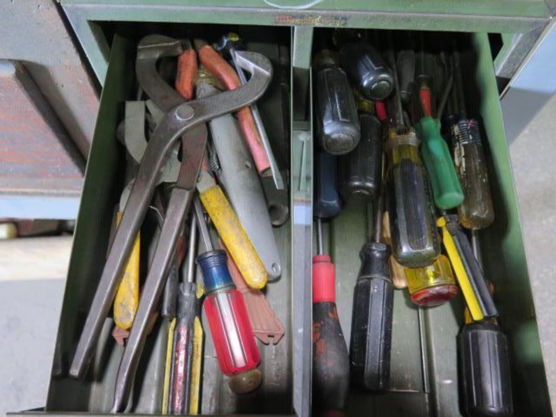 Work Bench, Cabinets w/ Misc Hand Tools (SOLD AS-IS - NO WARRANTY) - Image 4 of 5