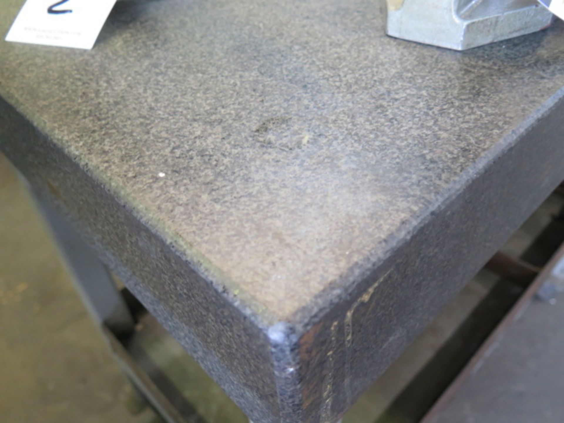 24” x 36” x 5” Granite Surface Plate w/ Roll Stand (SOLD AS-IS - NO WARRANTY) - Image 3 of 5