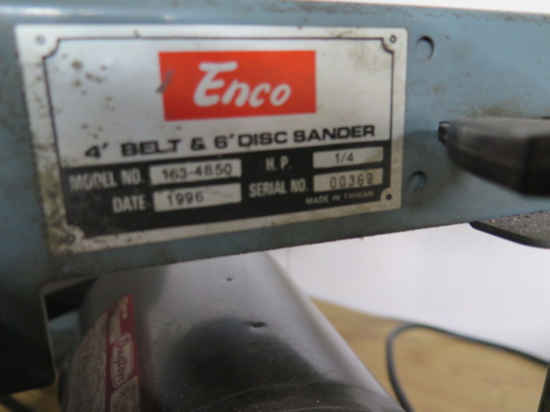 Enco 4" Belt Sander (SOLD AS-IS - NO WARRANTY) - Image 4 of 4