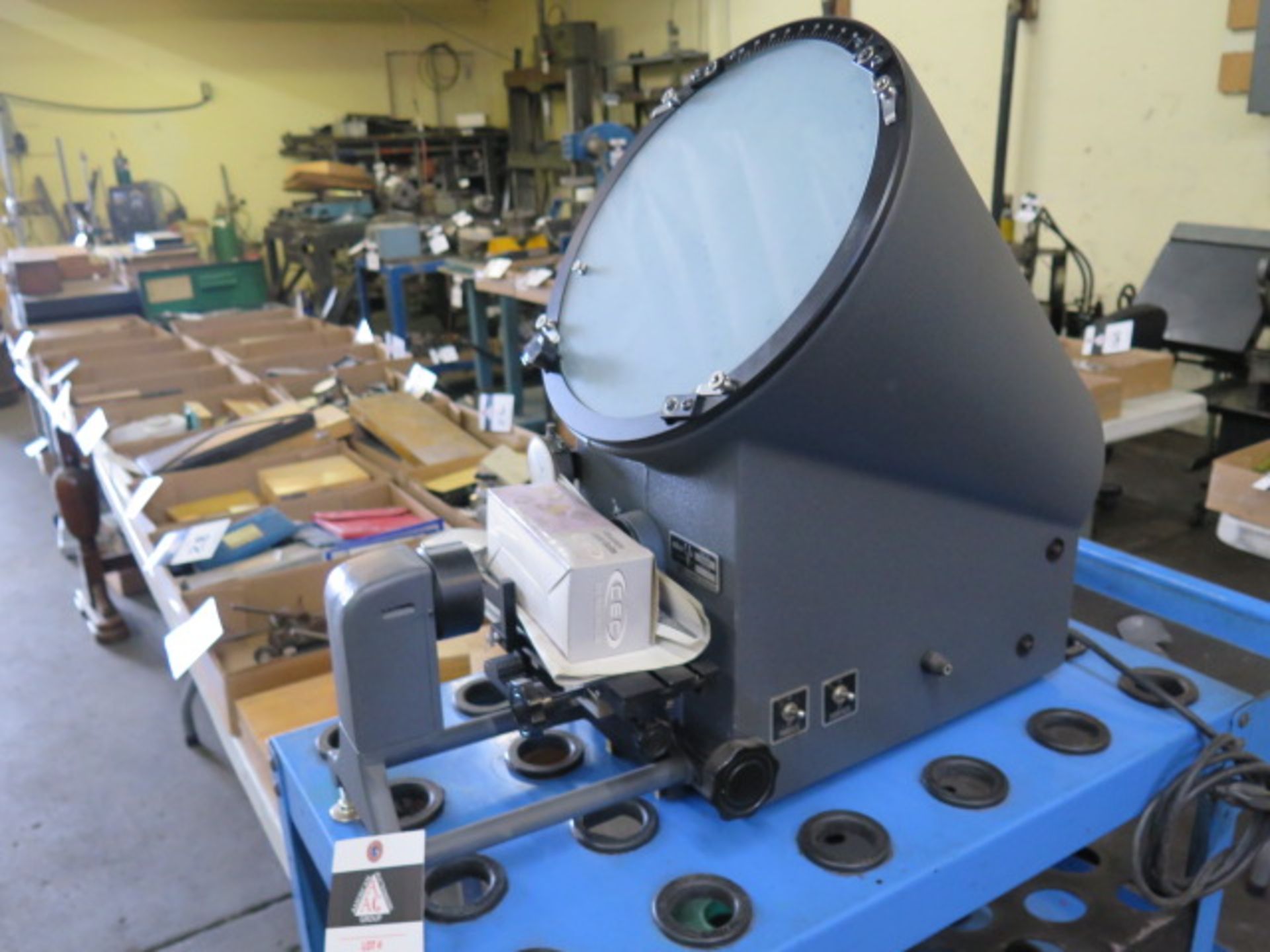 MicroVu mdl. 500HP 12” Table Model Optical Comparator s/n 25521 (SOLD AS-IS - NO WARRANTY) - Image 2 of 7