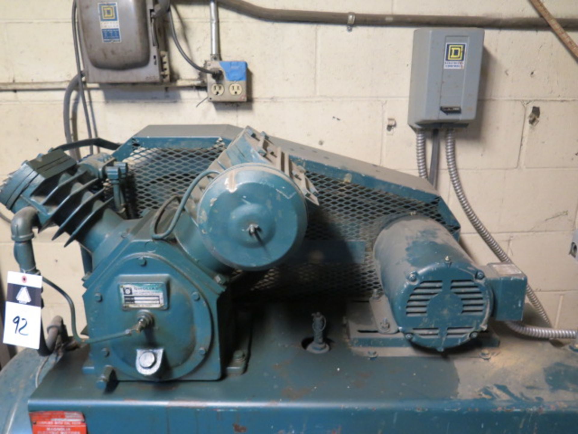 Magnolia 5Hp Horizontal Air Compressor w/ 2-Stage Pump, 80 Gallon Tank (SOLD AS-IS - NO WARRANTY) - Image 3 of 3