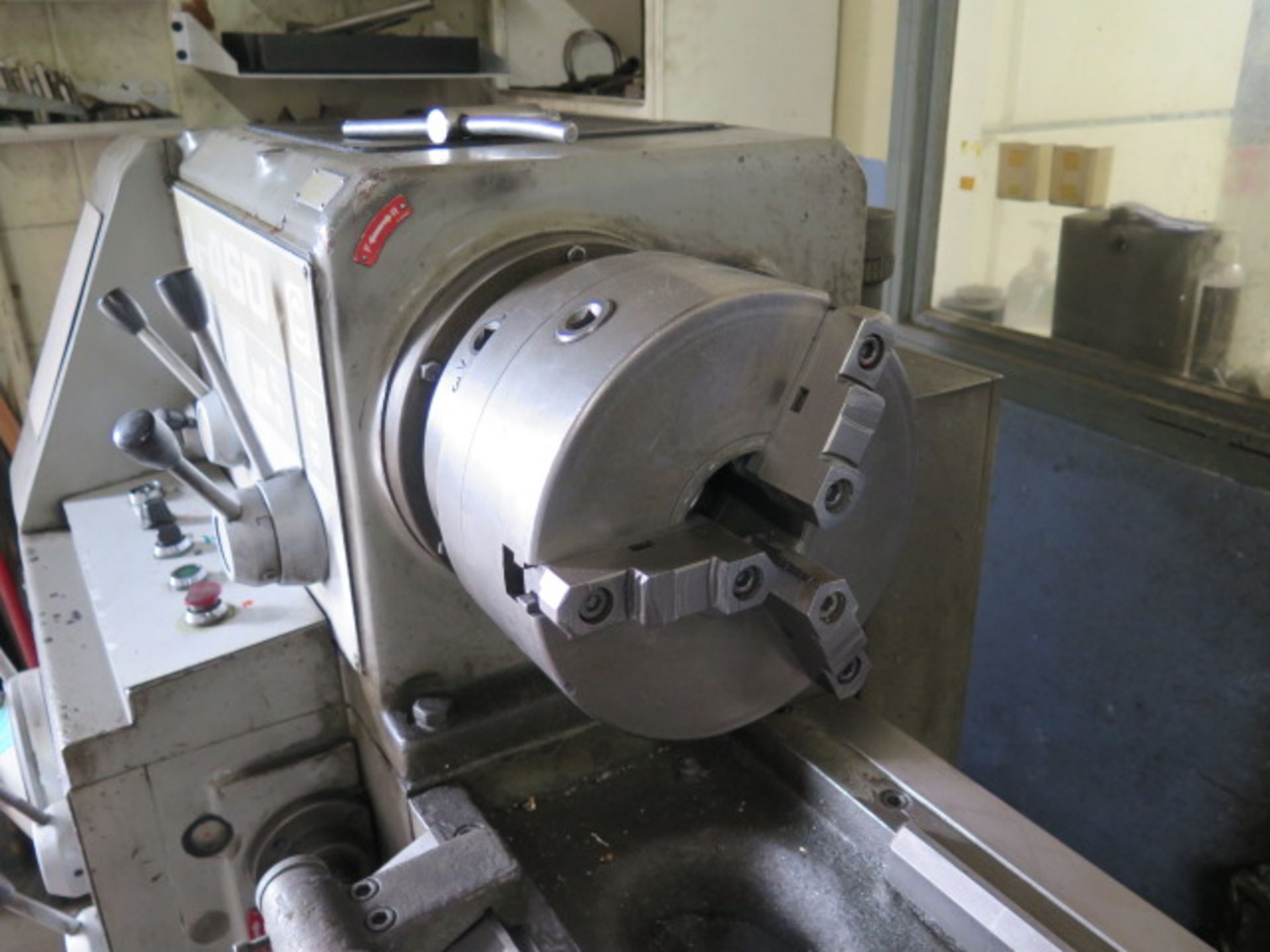 JFMT-Amura 18” x 60” geared Head Gap Bed Lathe s/n 768 w/ 30-1250 RPM, Inch/mm Threading, SOLD AS IS - Image 5 of 13