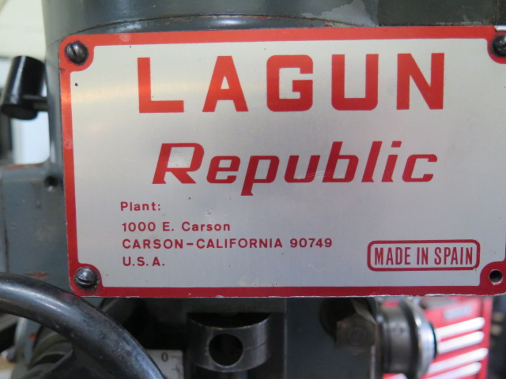 Lagun TV-2 Vertical Mill s/n 16426 w/ 2Hp Motor, Dial Change RPM, Chrome Ways, Power Feed, 9” x - Image 9 of 9