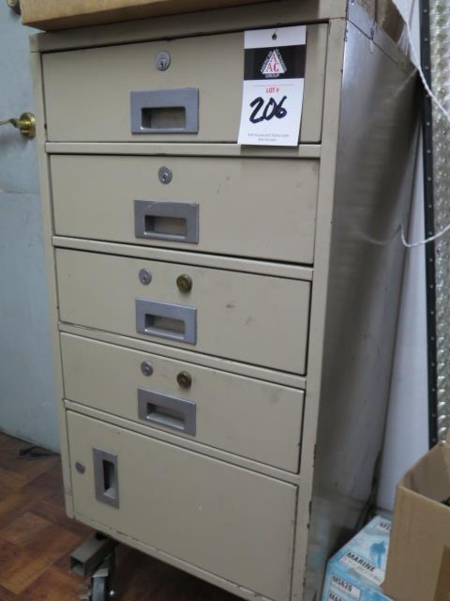Dreawered Cabinet w/ Misc Lathe Tooling (SOLD AS-IS - NO WARRANTY) - Image 2 of 6